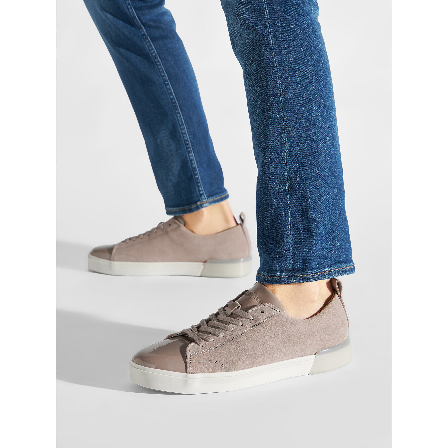 Calvin Klein Сникърси Low Top LAce Up HM0HM00826 Бежов - Pepit.bg