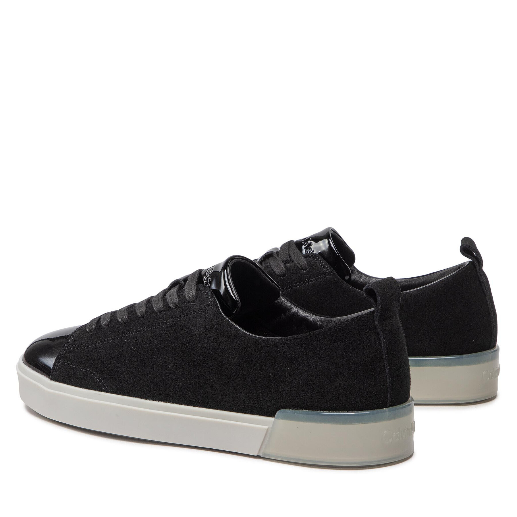 Calvin Klein Сникърси Low Top Lace Up HM0HM00826 Черен - Pepit.bg