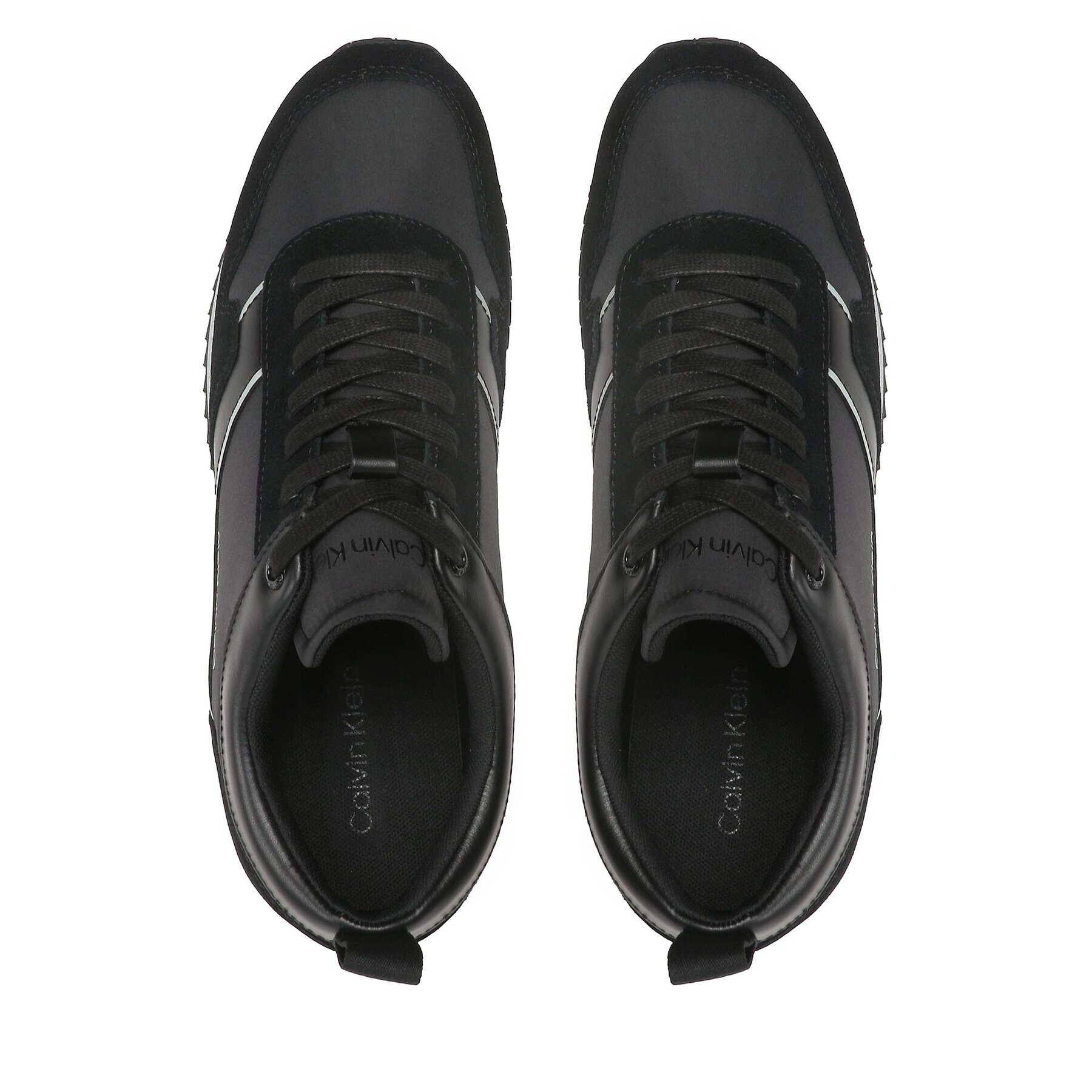 Calvin Klein Сникърси Low Top Lace Up HM0HM00985 Черен - Pepit.bg