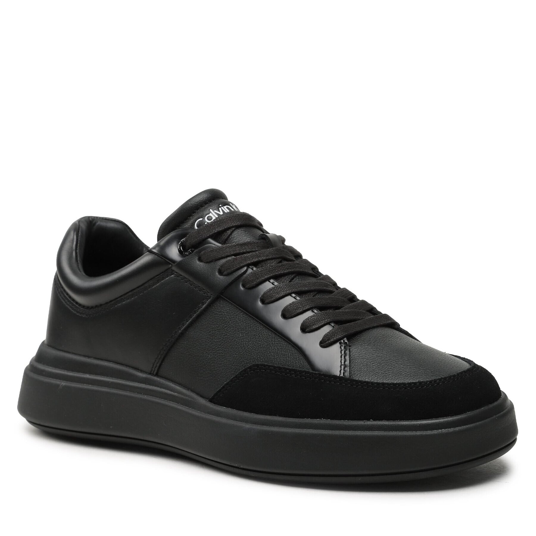 Calvin Klein Сникърси Low Top Lace Up HM0HM01047 Черен - Pepit.bg