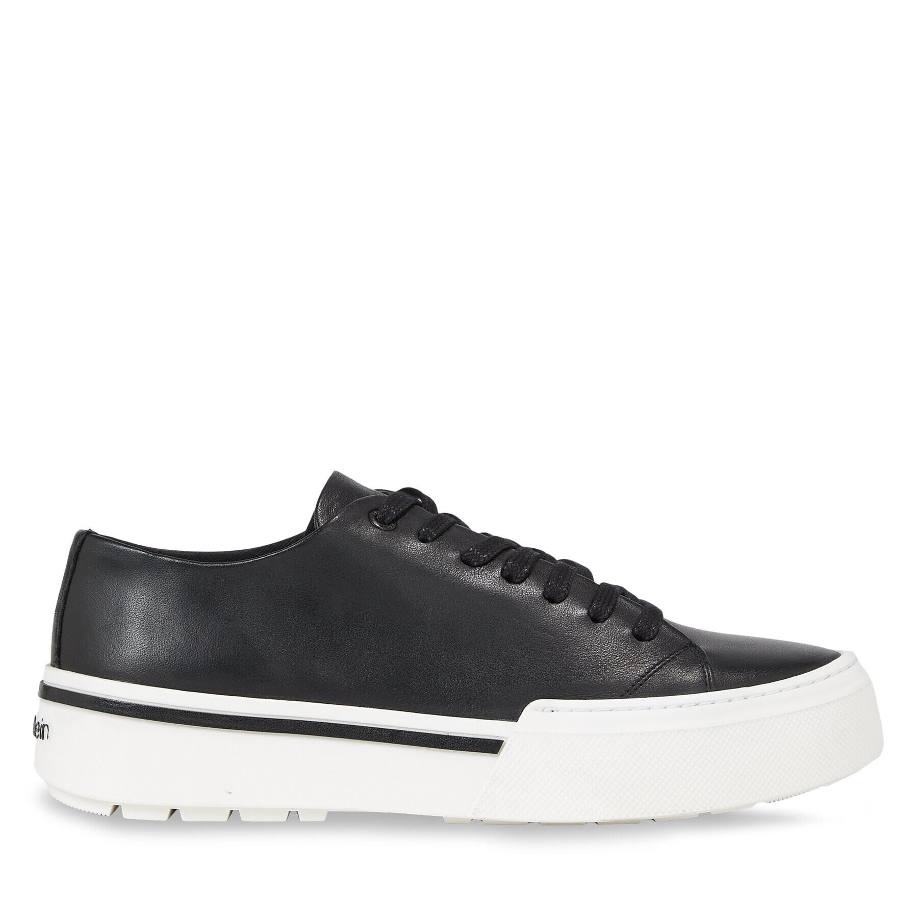 Calvin Klein Сникърси Low Top Lace Up HM0HM01177 Черен - Pepit.bg