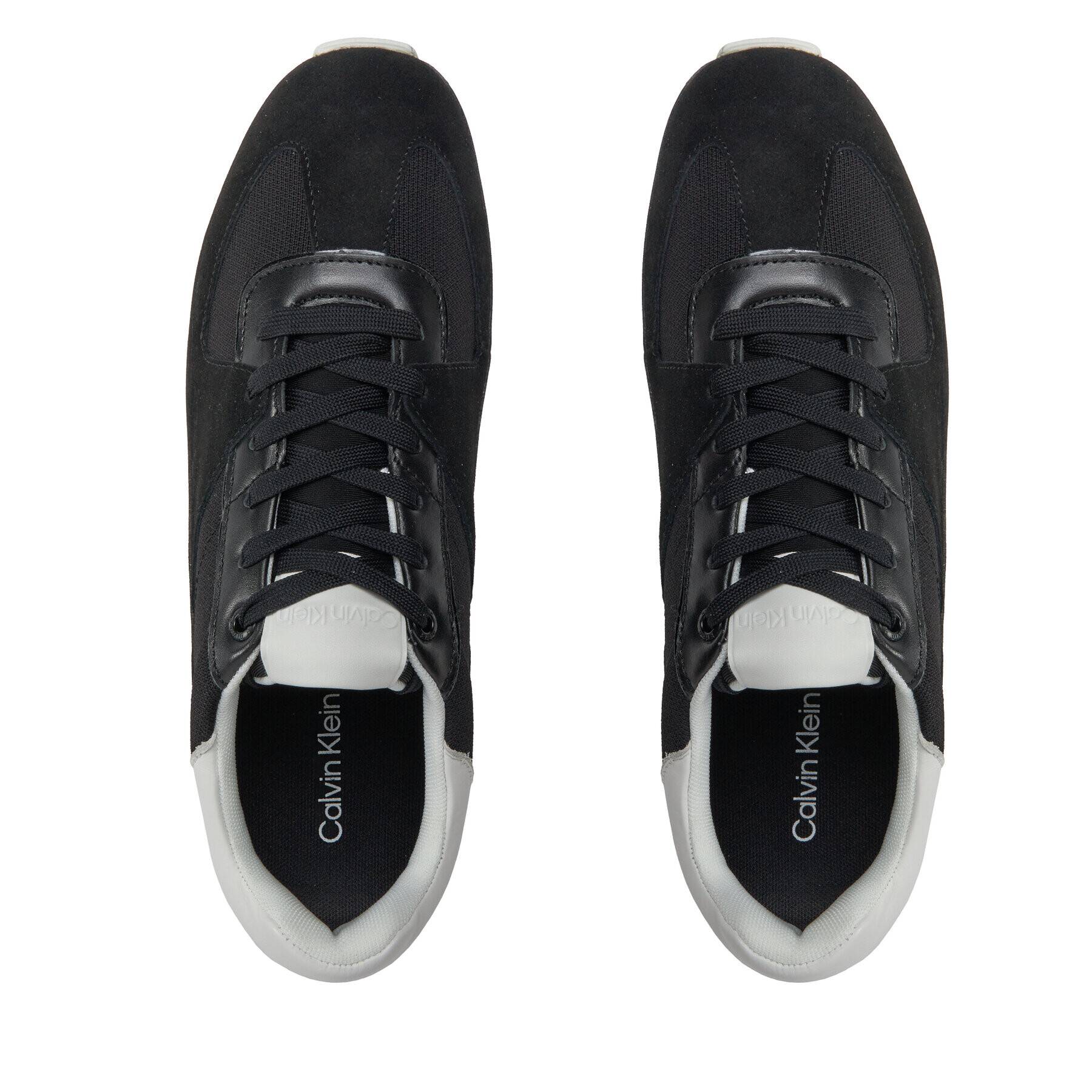 Calvin Klein Сникърси Low Top Lace Up HM0HM01286 Черен - Pepit.bg