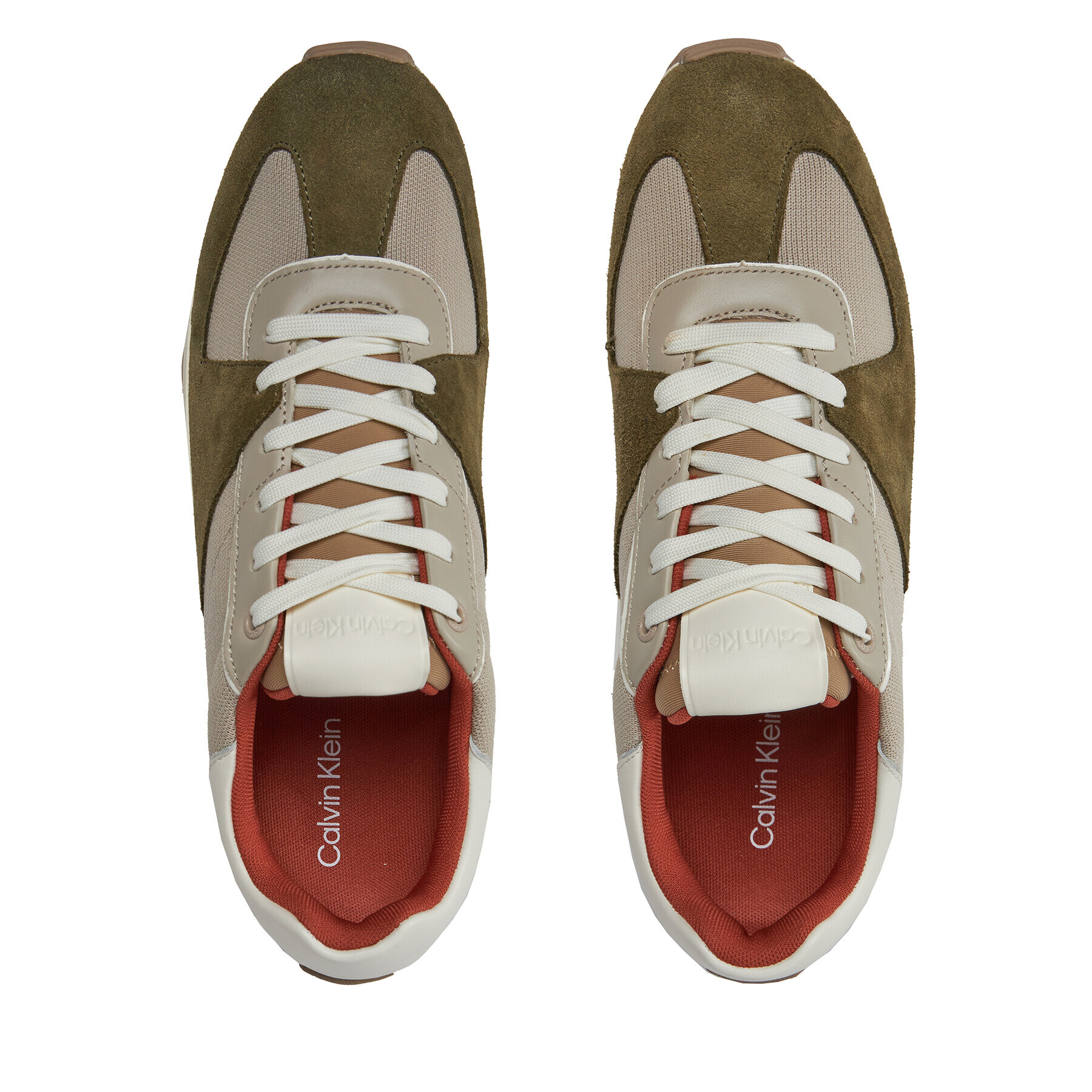 Calvin Klein Сникърси Low Top Lace Up HM0HM01286 Зелен - Pepit.bg