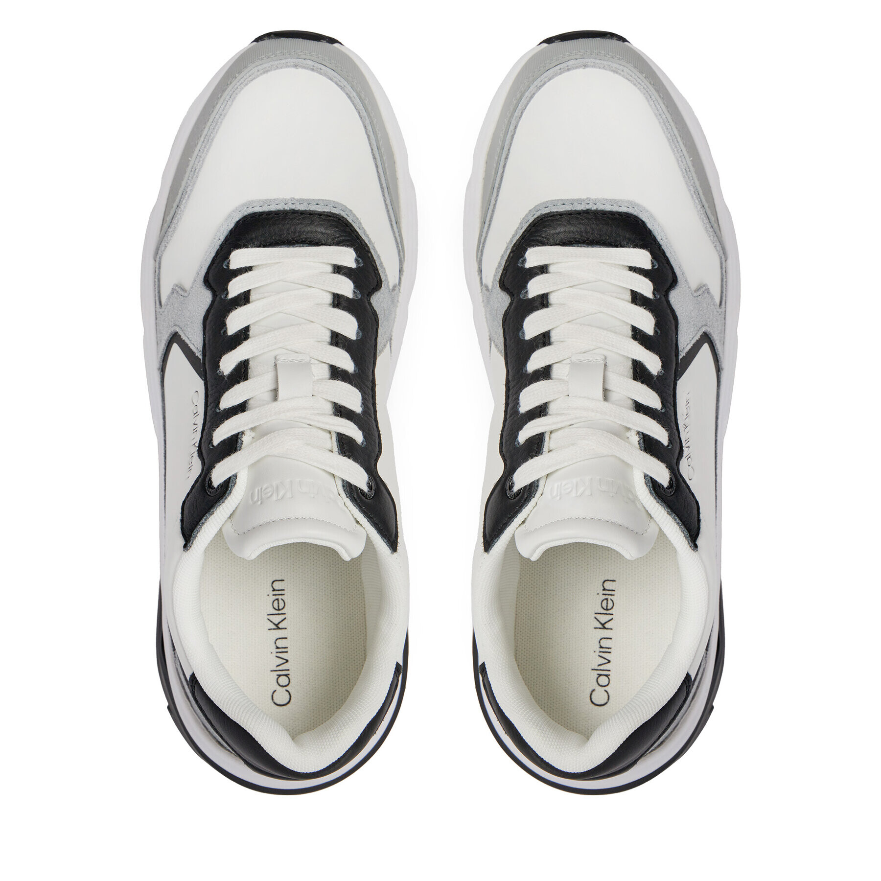 Calvin Klein Сникърси Low Top Lace Up HM0HM01294 Бял - Pepit.bg