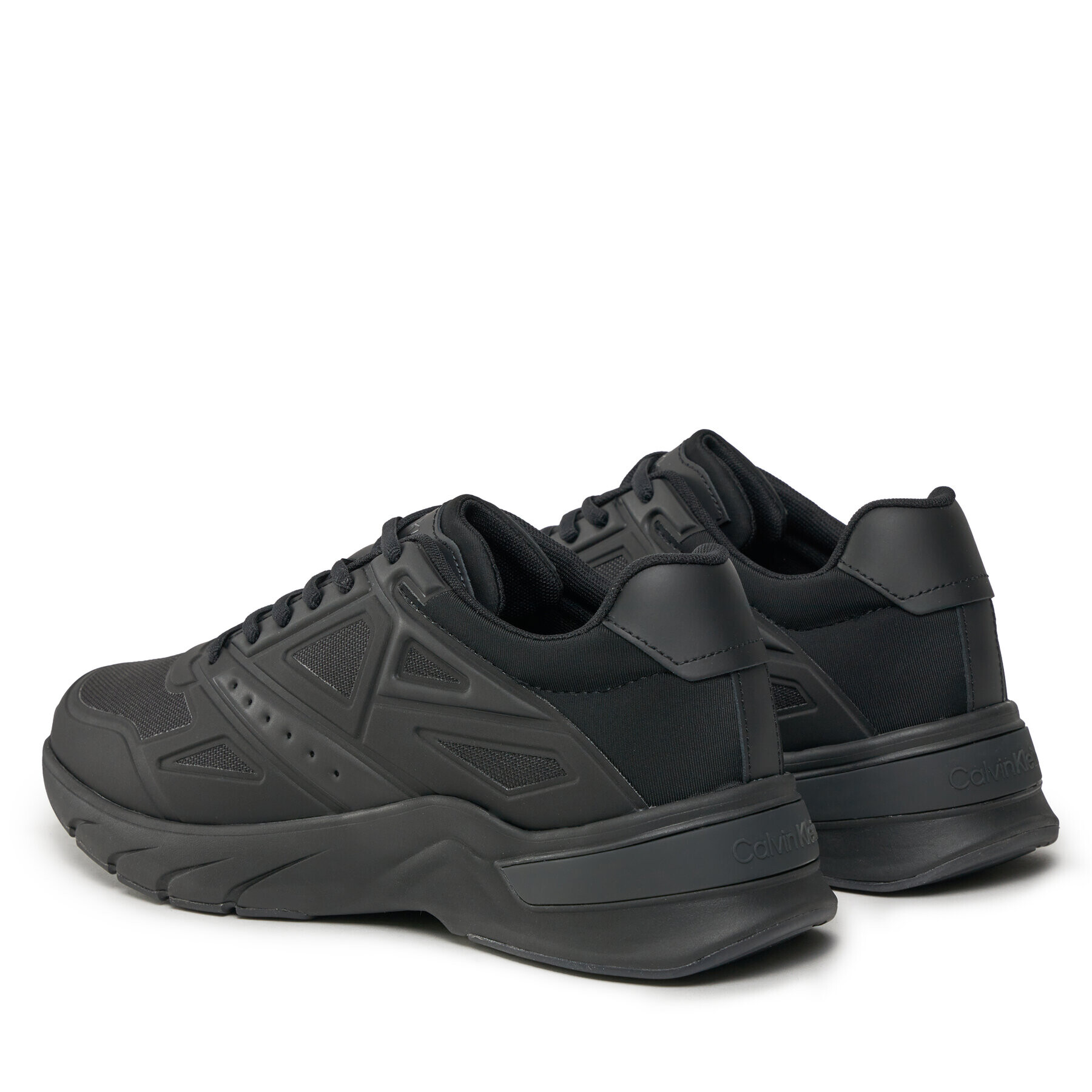 Calvin Klein Сникърси Low Top Lace Up HM0HM01363 Черен - Pepit.bg