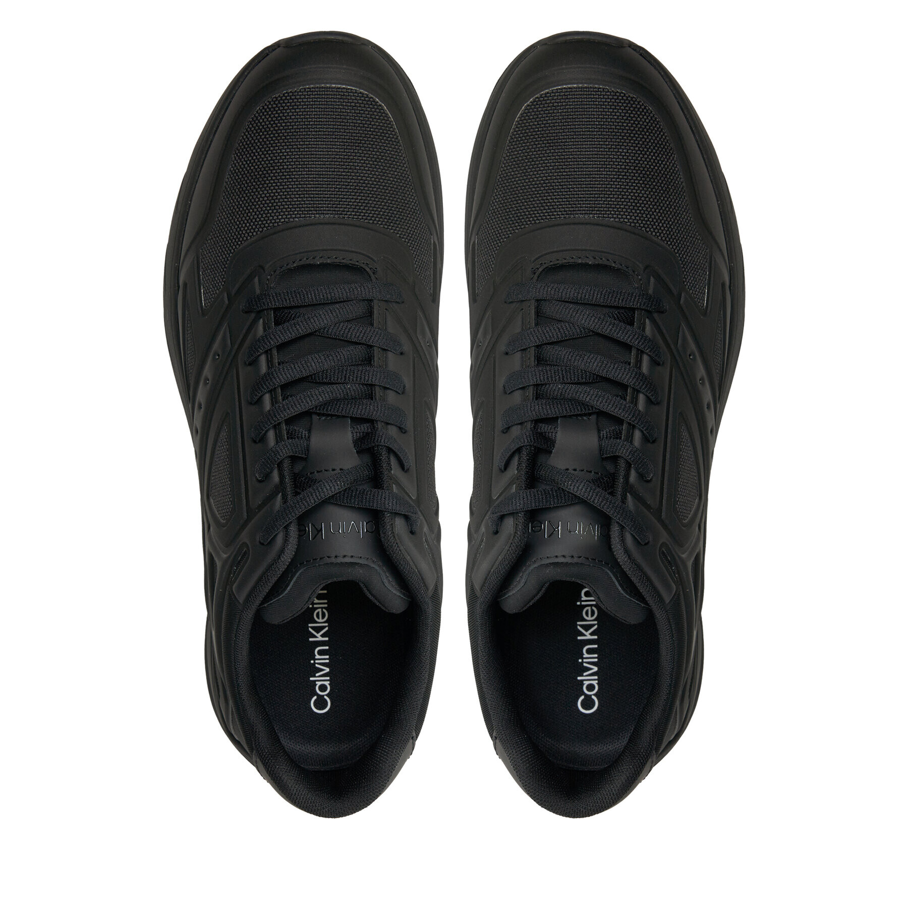 Calvin Klein Сникърси Low Top Lace Up HM0HM01363 Черен - Pepit.bg