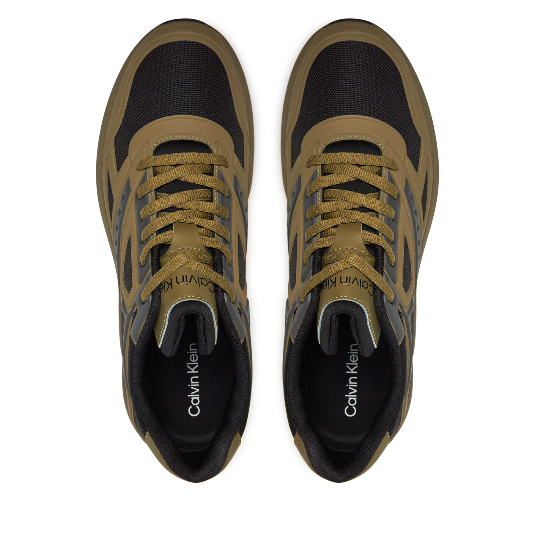 Calvin Klein Сникърси Low Top Lace Up HM0HM01363 Зелен - Pepit.bg