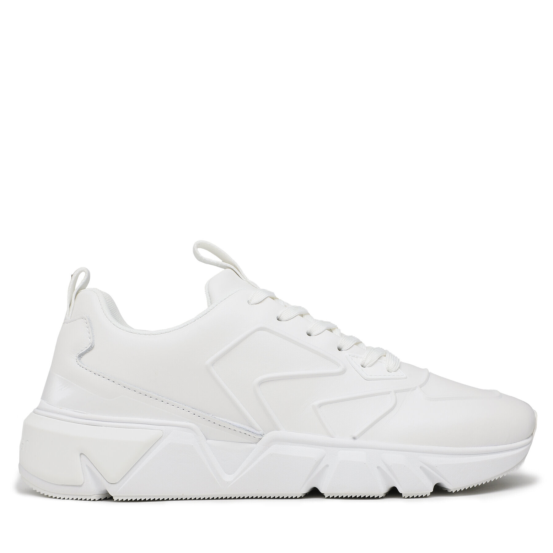 Calvin Klein Сникърси Low Top Lace Up Lth Hf HM0HM00995 Бял - Pepit.bg
