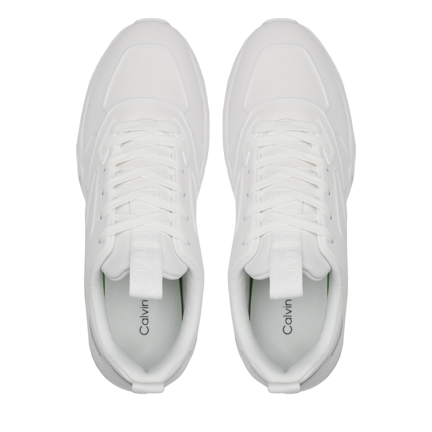 Calvin Klein Сникърси Low Top Lace Up Lth Hf HM0HM00995 Бял - Pepit.bg