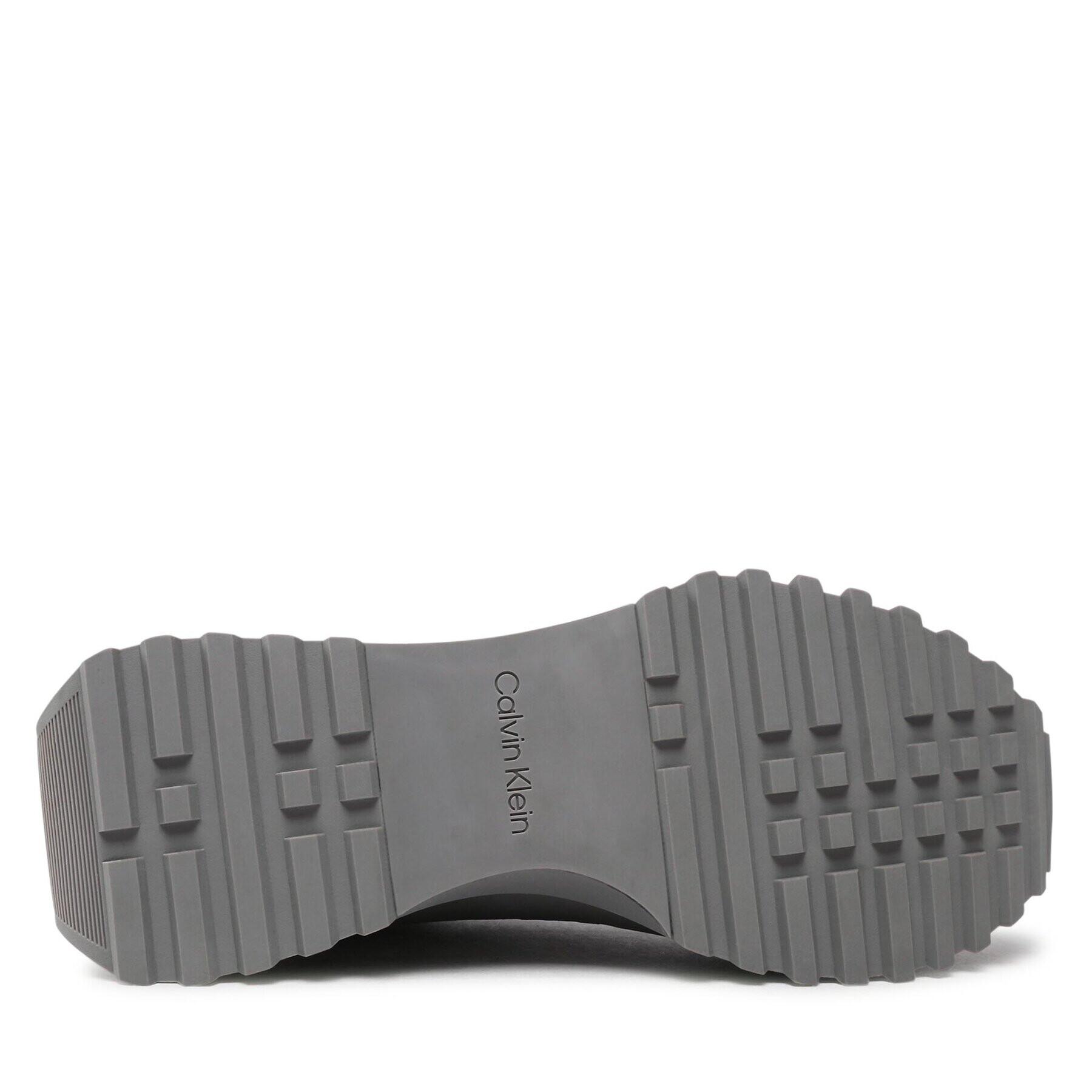 Calvin Klein Сникърси Low Top Lace Up Lth HM0HM00747 Сив - Pepit.bg
