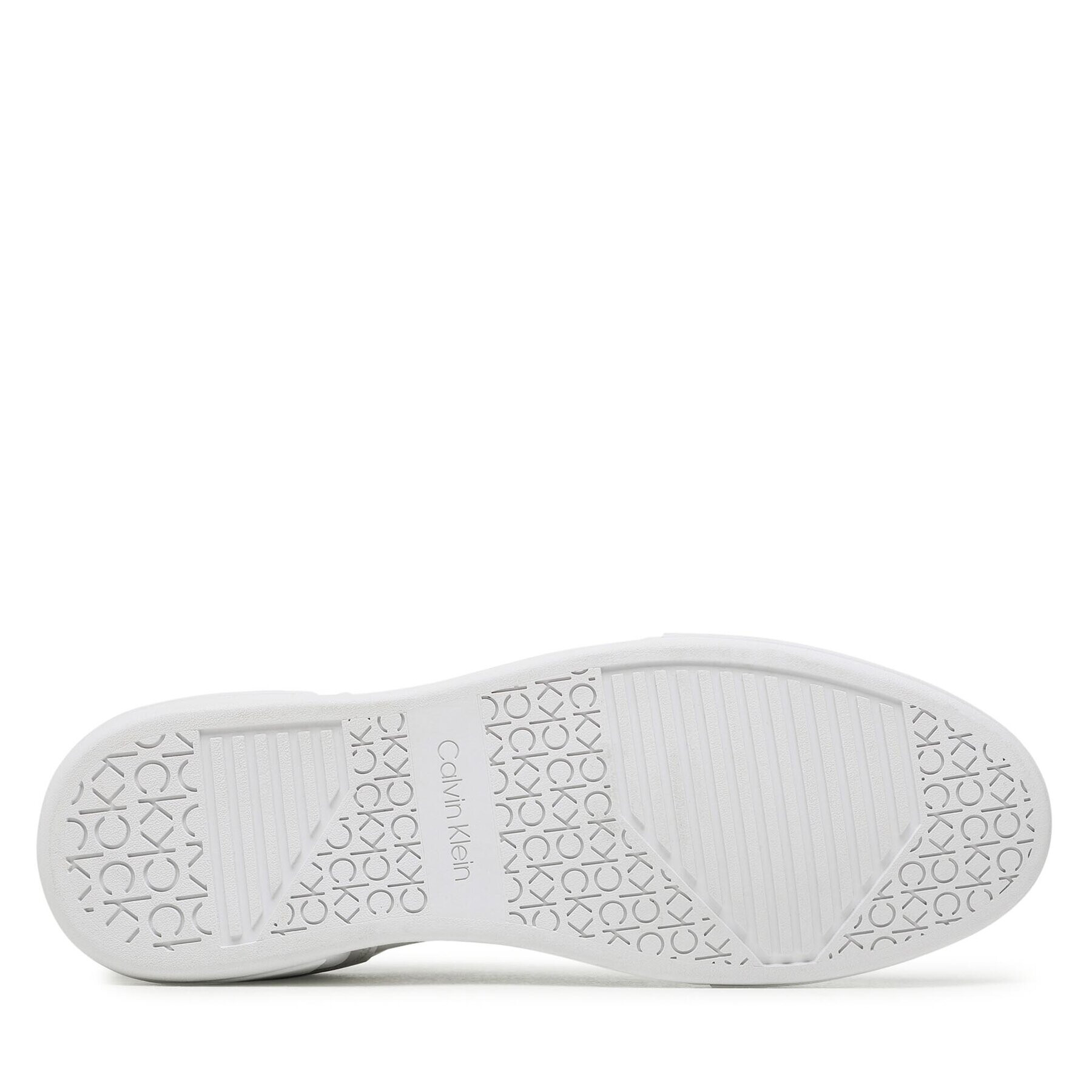 Calvin Klein Сникърси Low Top Lace Up Lth HM0HM00821 Бял - Pepit.bg