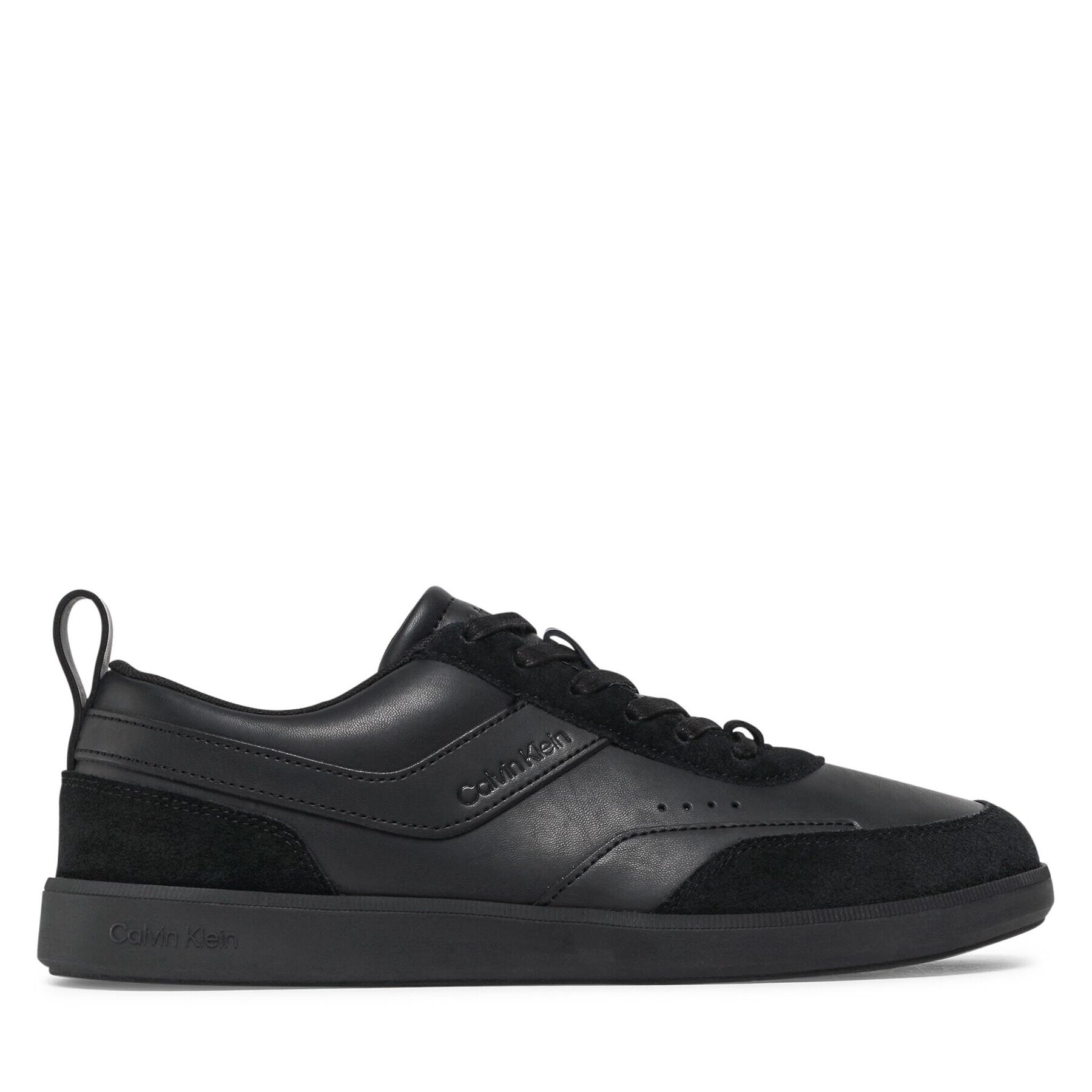 Calvin Klein Сникърси Low Top Lace Up Lth Mix HM0HM00851 Черен - Pepit.bg