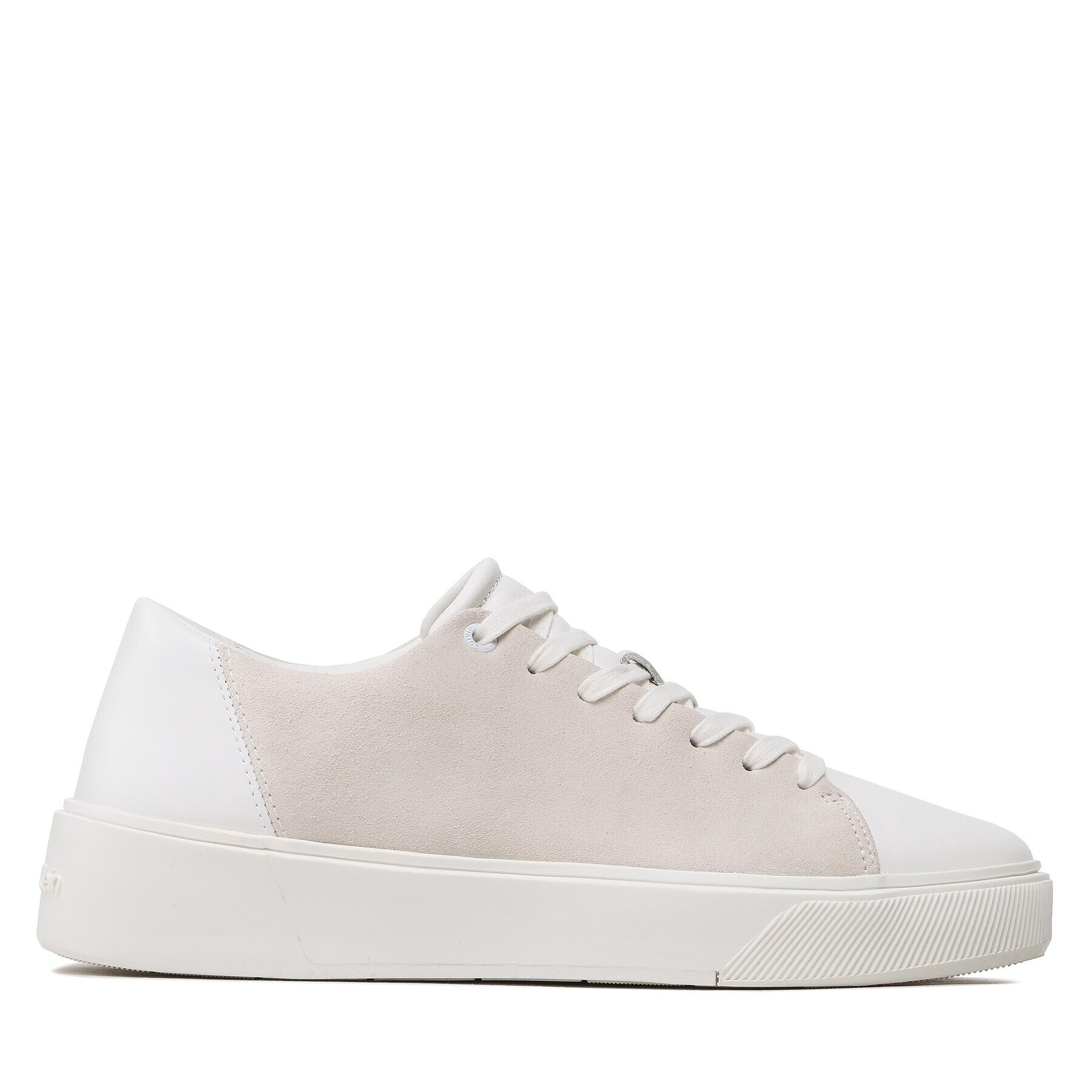 Calvin Klein Сникърси Low Top Lace Up Lth Mix HM0HM01005 Сив - Pepit.bg