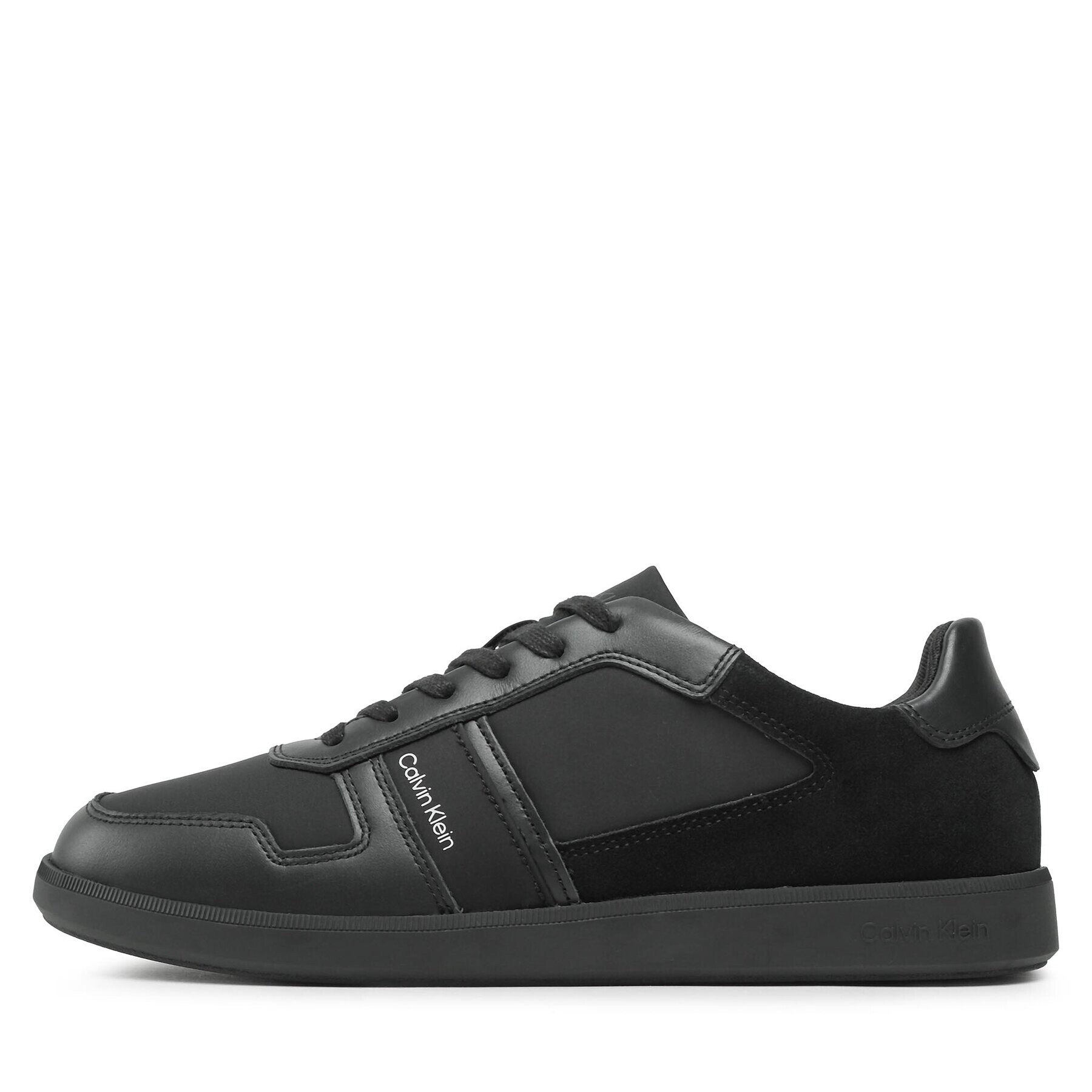 Calvin Klein Сникърси Low Top Lace Up Mix HM0HM00491 Черен - Pepit.bg