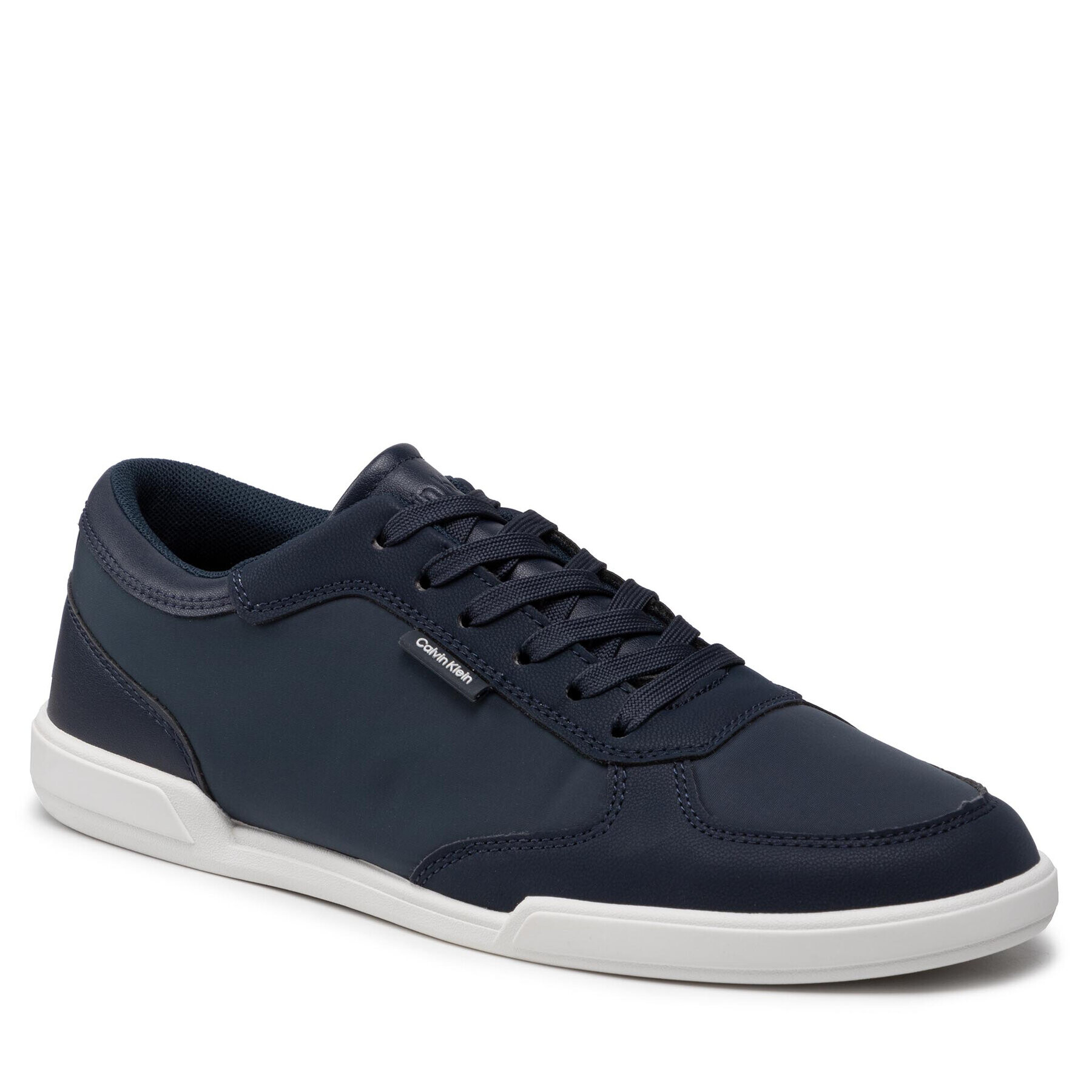 Calvin Klein Сникърси Low Top Lace Up Mix HM0HM00492 Тъмносин - Pepit.bg