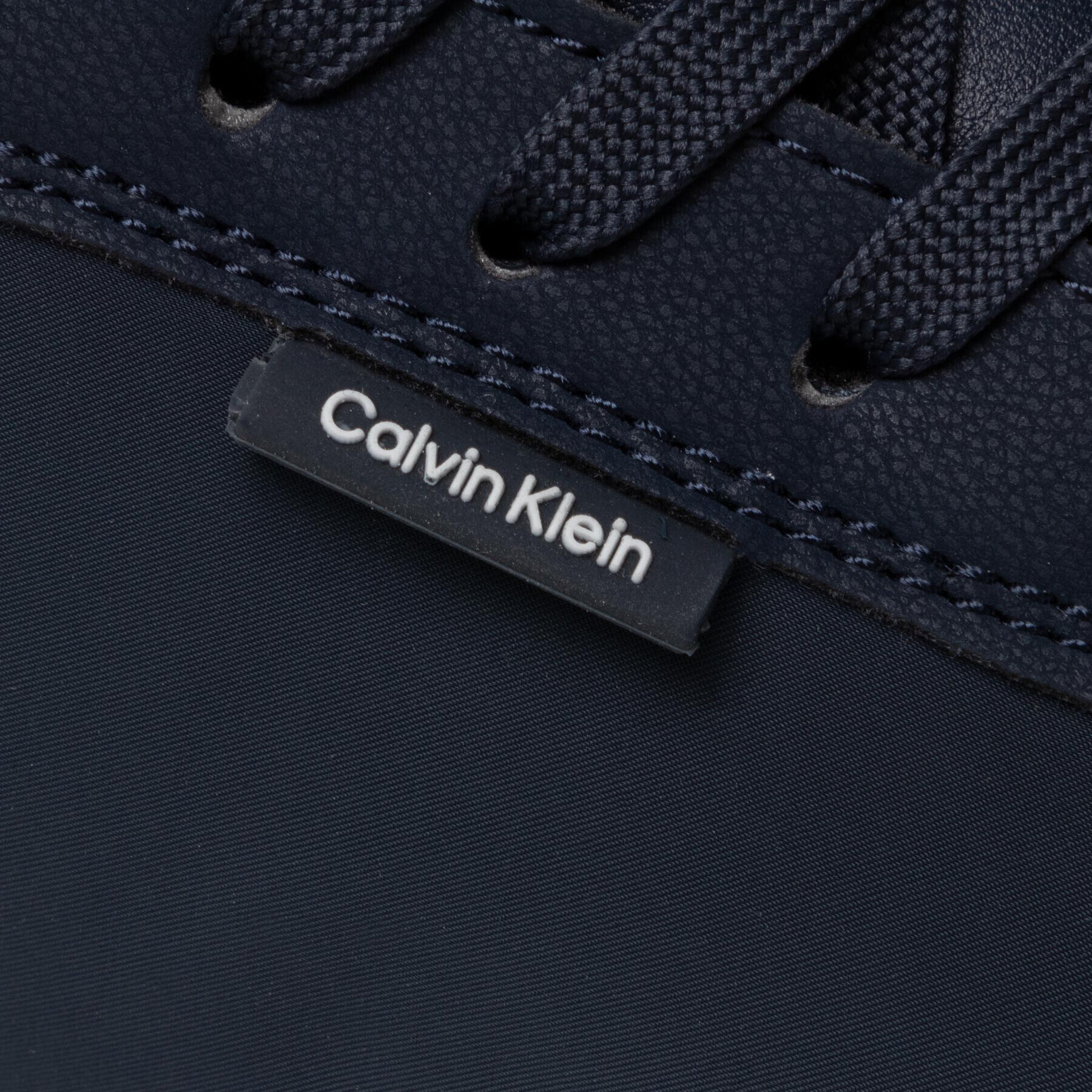 Calvin Klein Сникърси Low Top Lace Up Mix HM0HM00492 Тъмносин - Pepit.bg