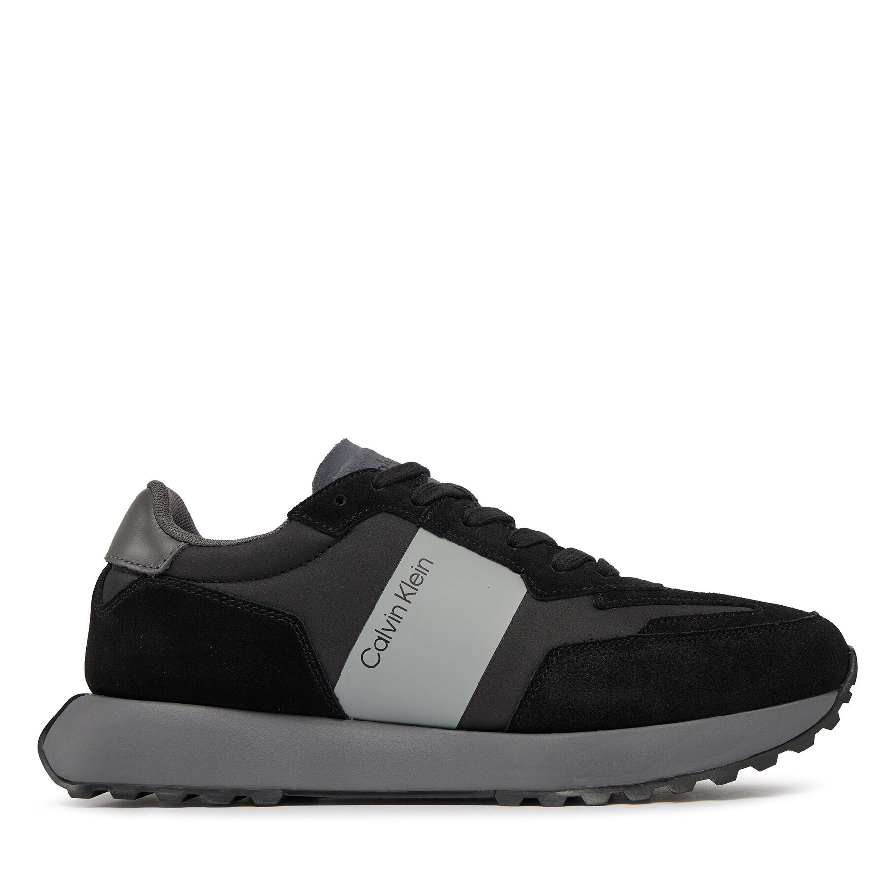 Calvin Klein Сникърси Low Top Lace Up Mix HM0HM00497 Черен - Pepit.bg