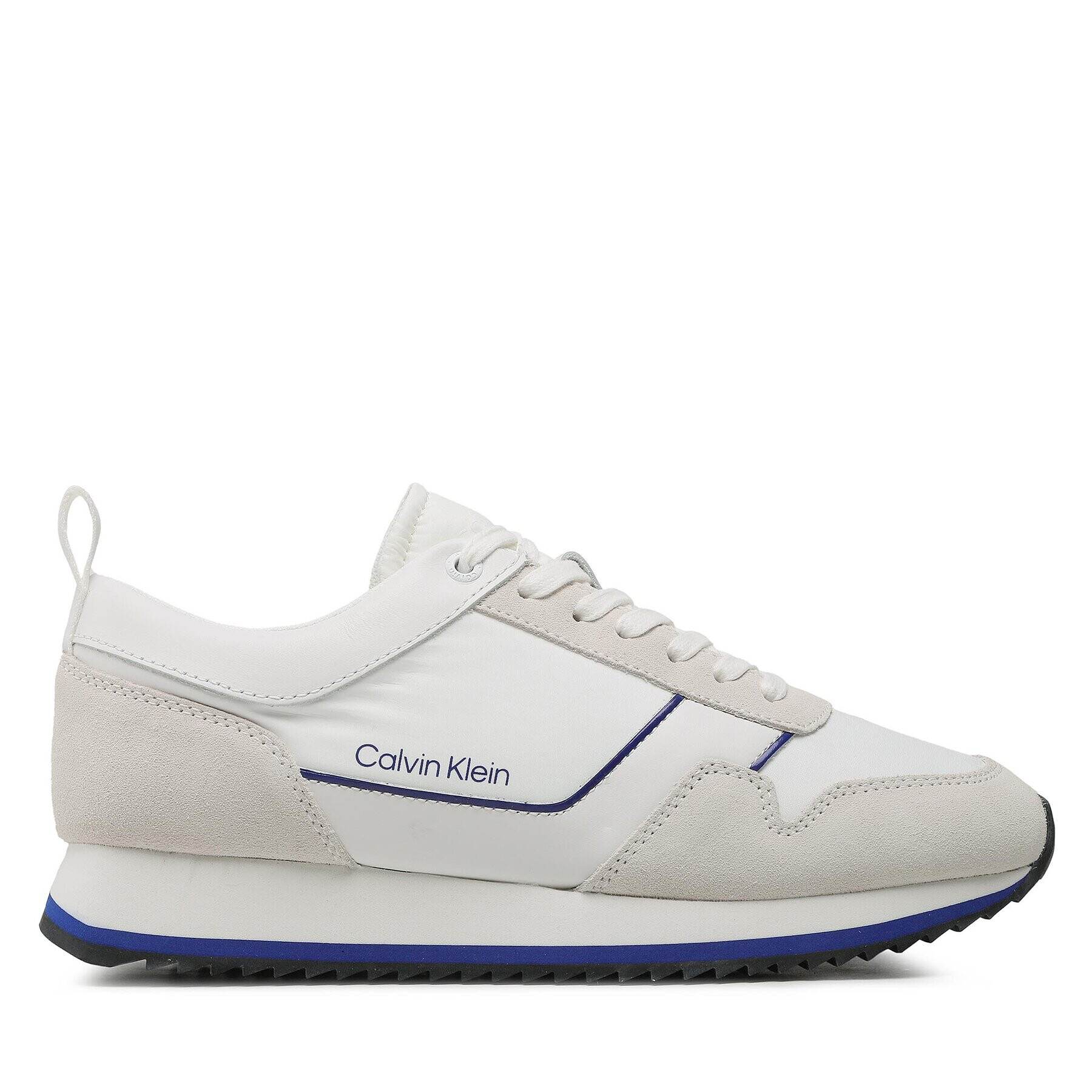 Calvin Klein Сникърси Low Top Lace Up Mix HM0HM00985 Бял - Pepit.bg