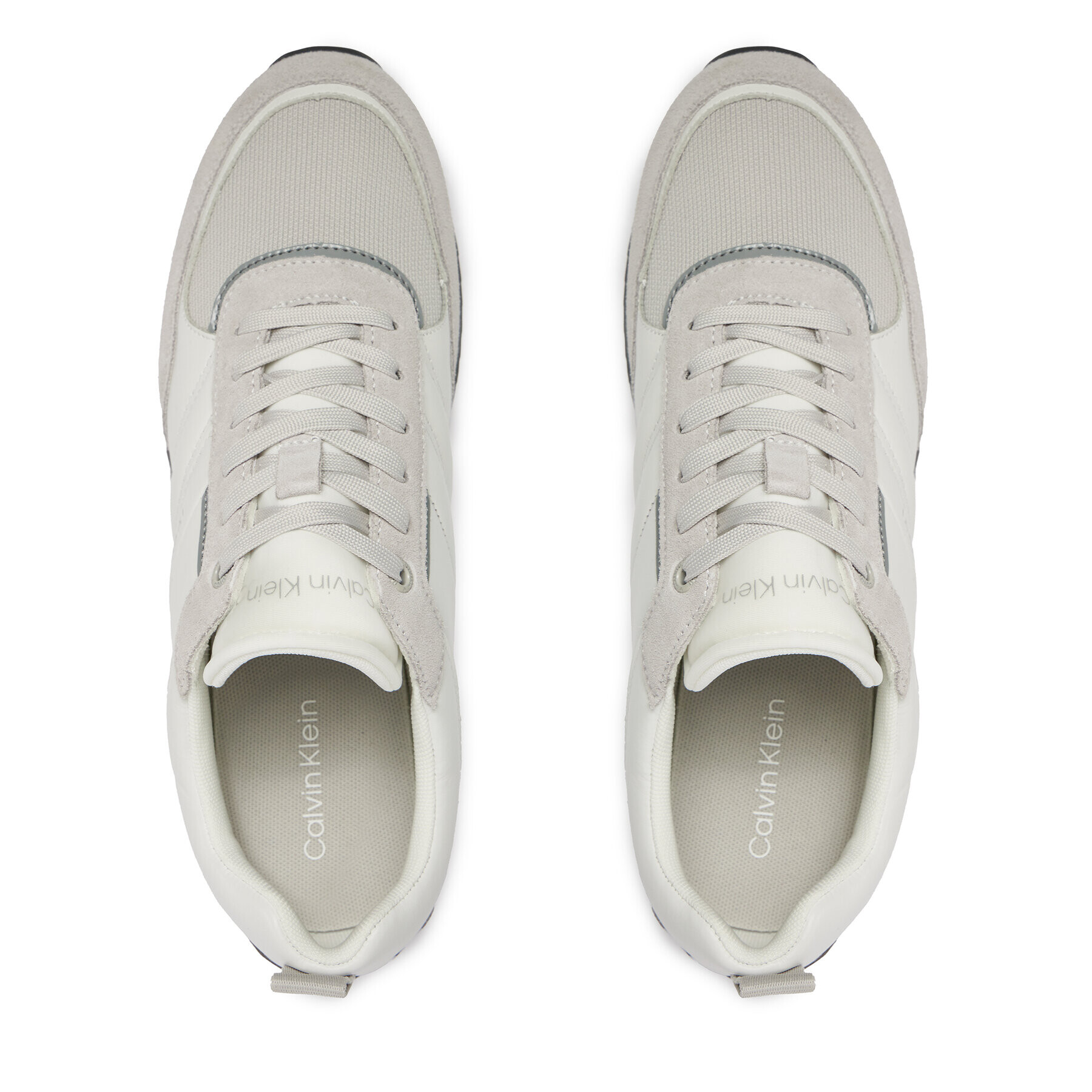 Calvin Klein Сникърси Low Top Lace Up Mix HM0HM01280 Бял - Pepit.bg