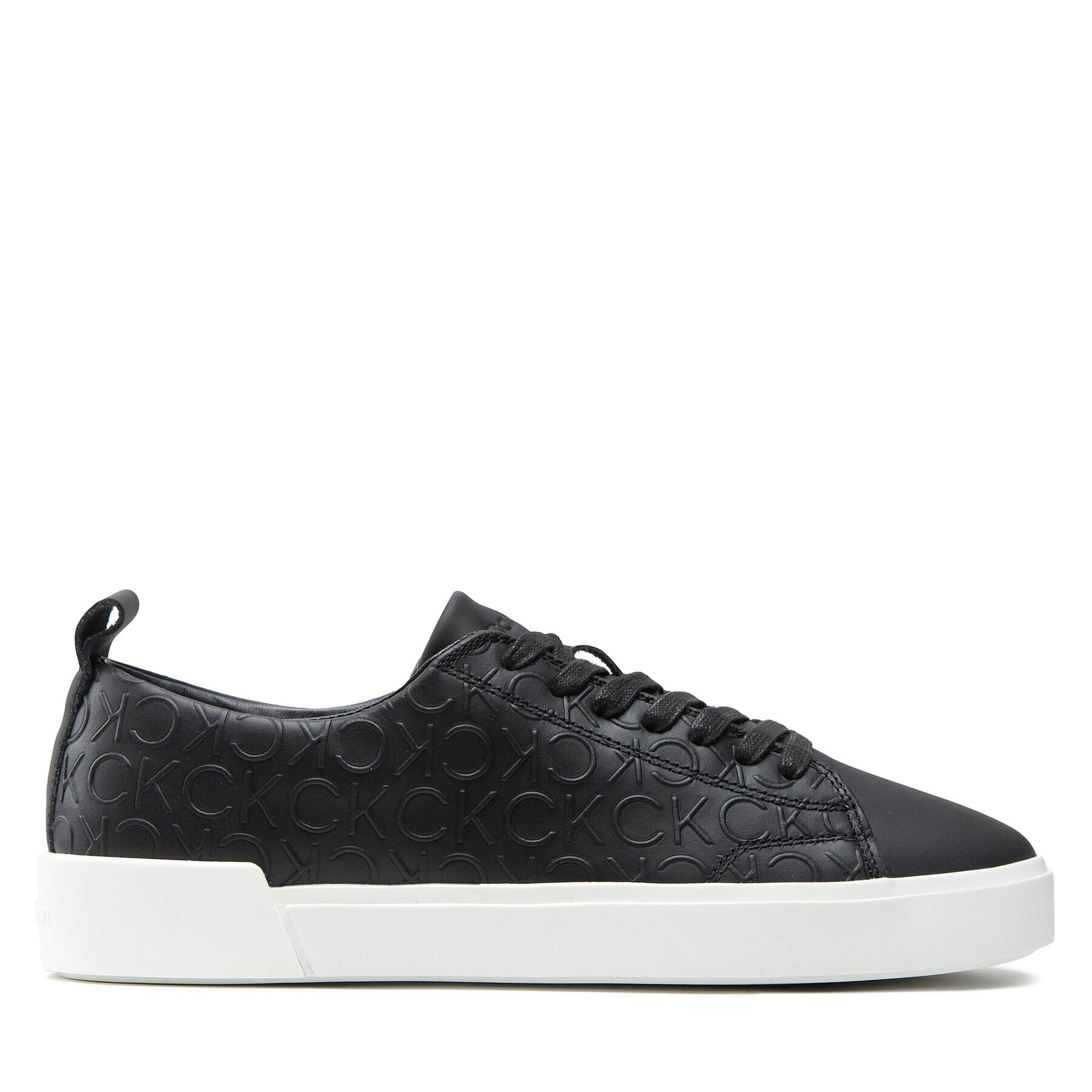 Calvin Klein Сникърси Low Top Lace Up Mono HM0HM00880 Черен - Pepit.bg