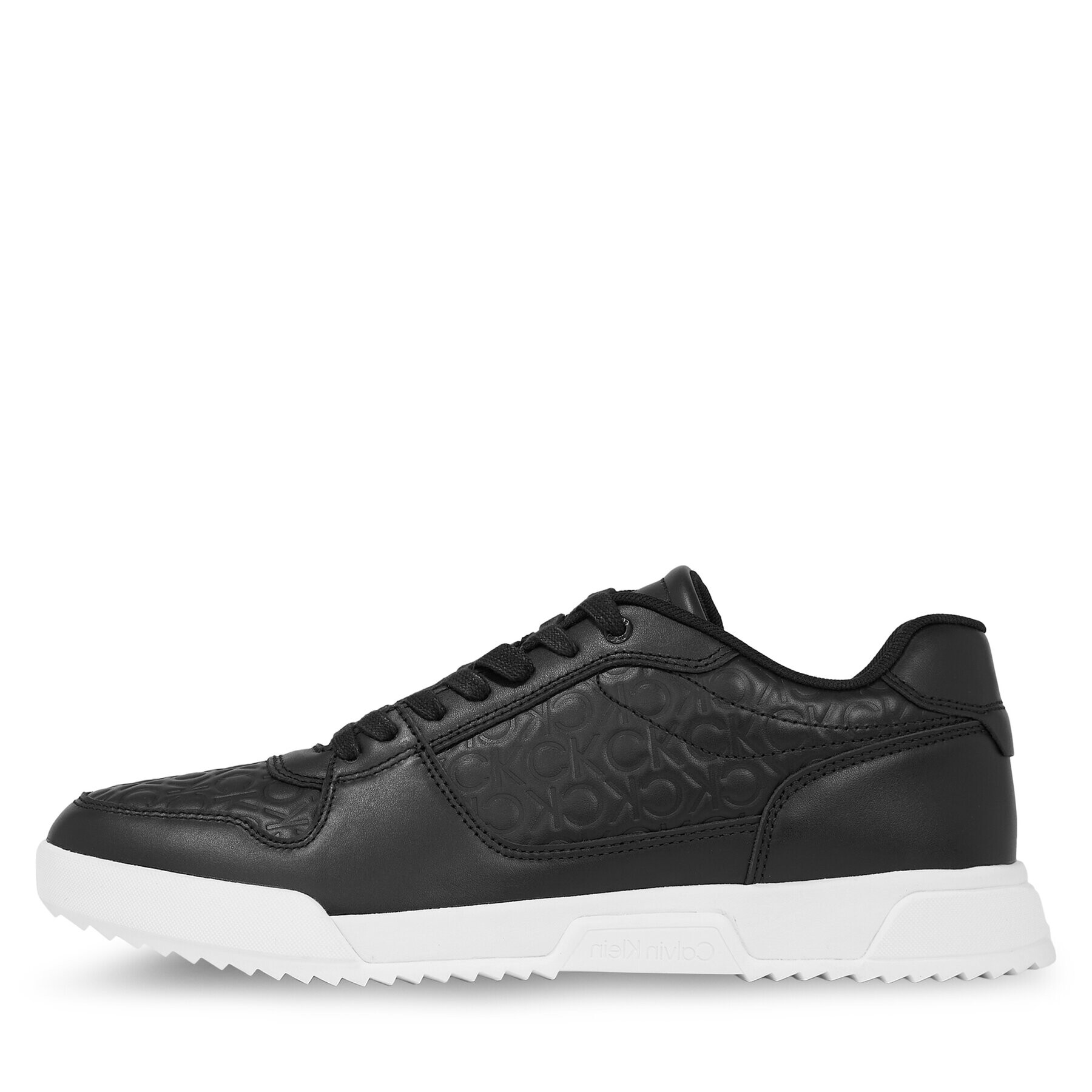 Calvin Klein Сникърси Low Top Lace Up Mono HM0HM01192 Черен - Pepit.bg