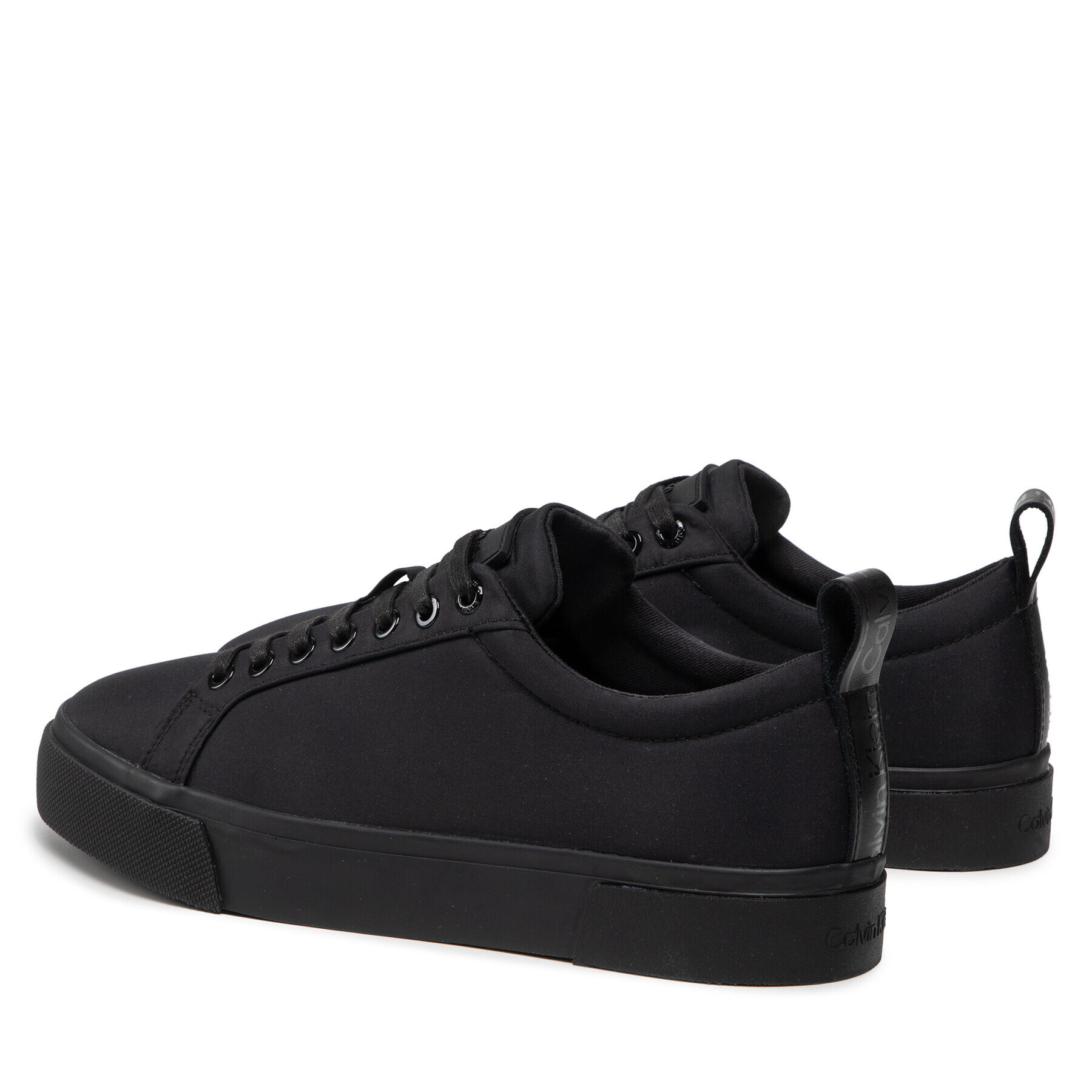 Calvin Klein Сникърси Low Top Lace Up Nylon HM0HM00342 Черен - Pepit.bg