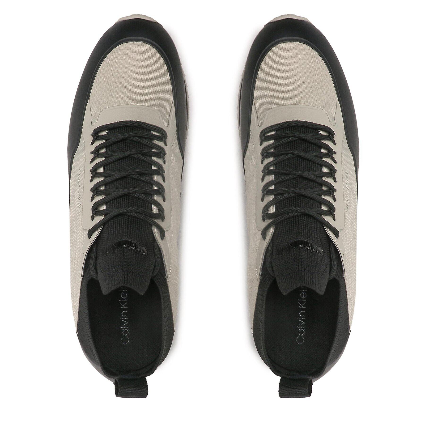 Calvin Klein Сникърси Low Top Lace Up Nylon HM0HM00921 Бежов - Pepit.bg