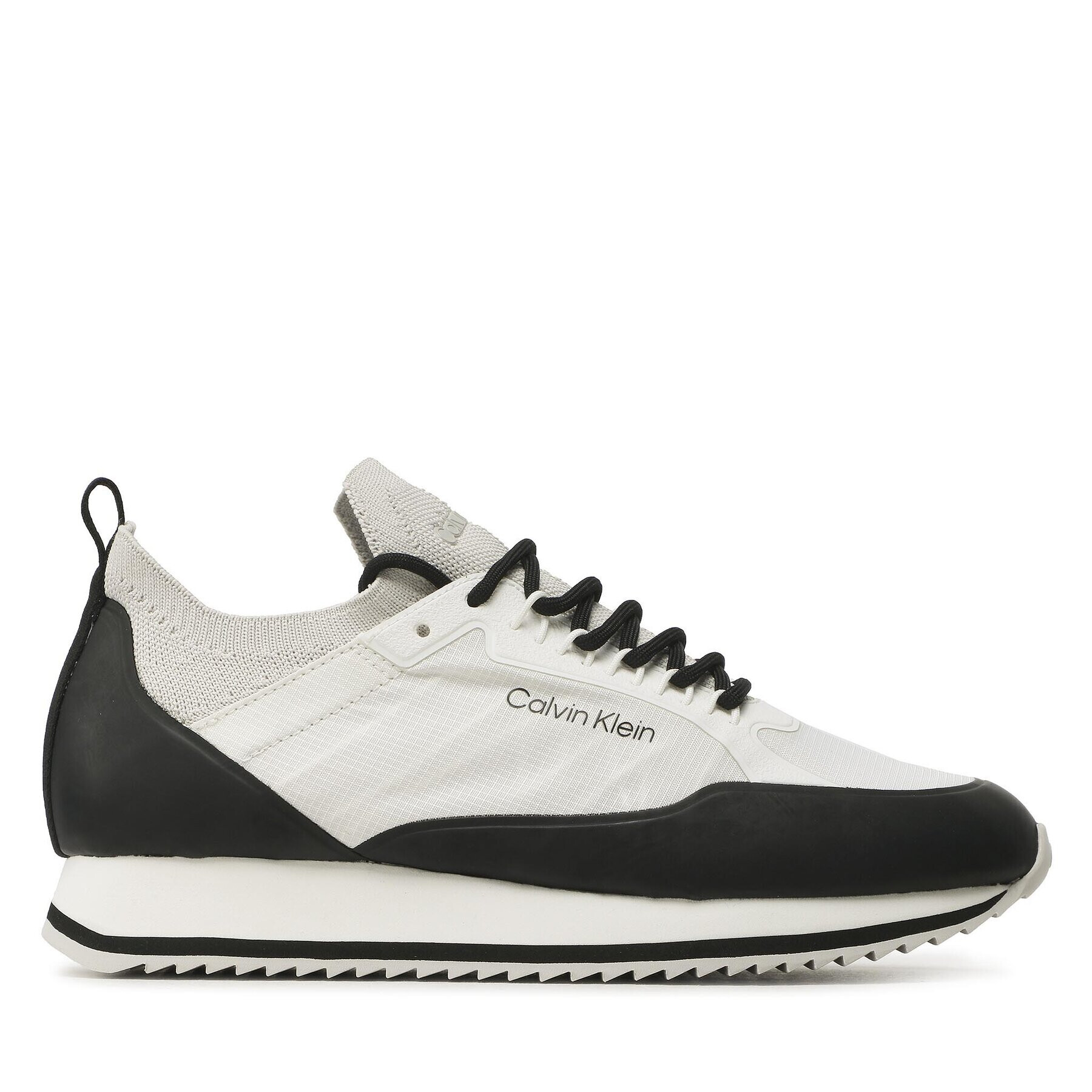 Calvin Klein Сникърси Low Top Lace Up Nylon HM0HM00921 Бял - Pepit.bg