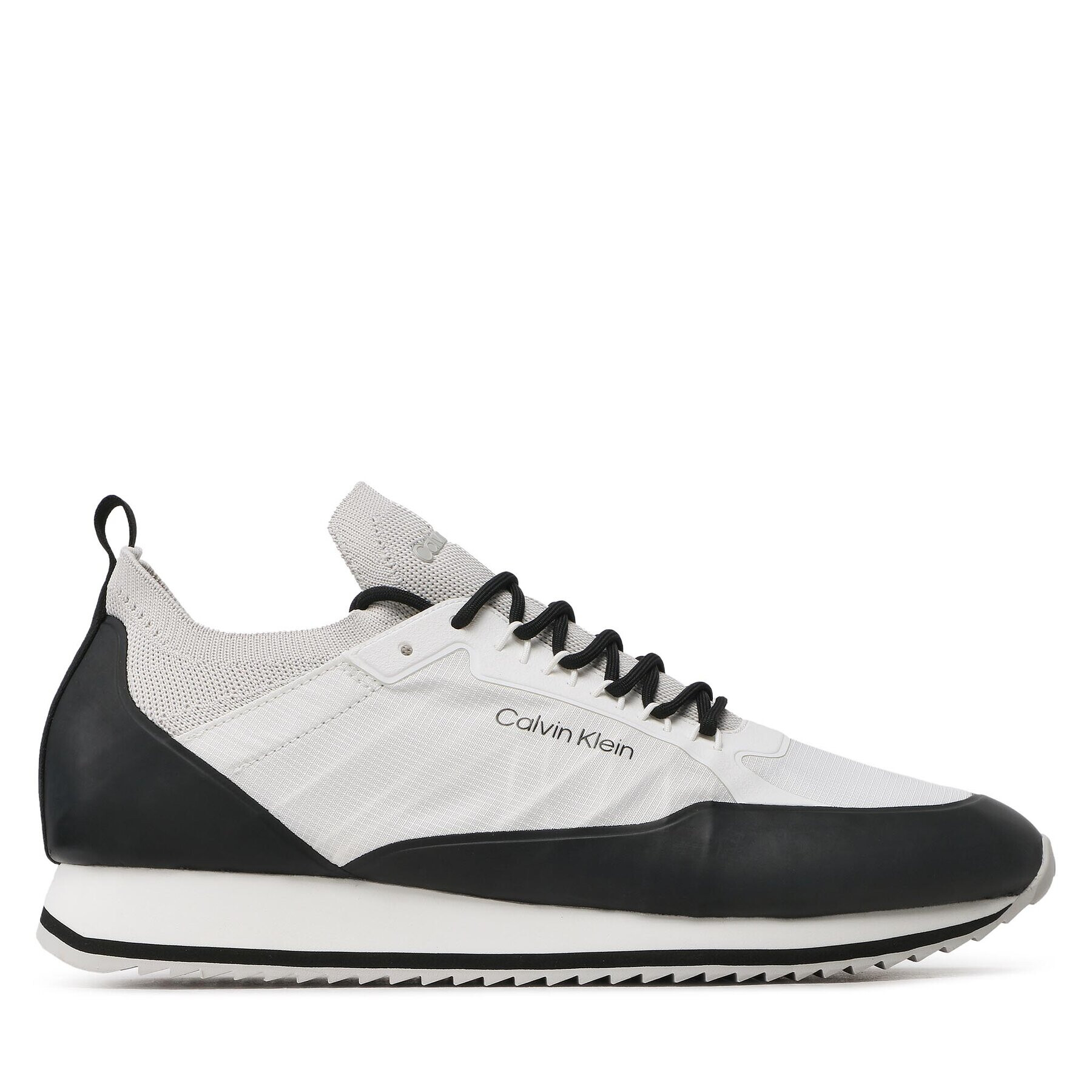 Calvin Klein Сникърси Low Top Lace Up Nylon HM0HM00921 Бял - Pepit.bg