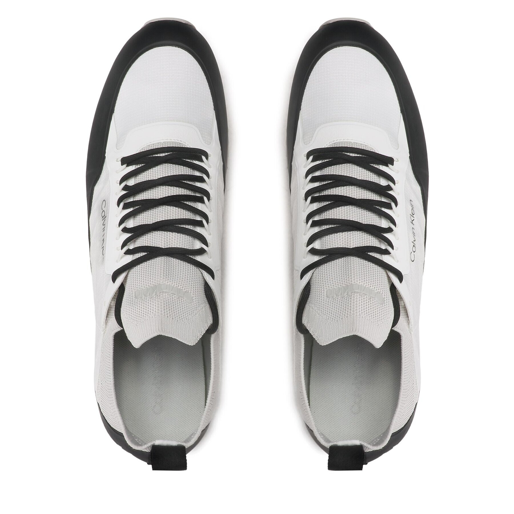 Calvin Klein Сникърси Low Top Lace Up Nylon HM0HM00921 Бял - Pepit.bg