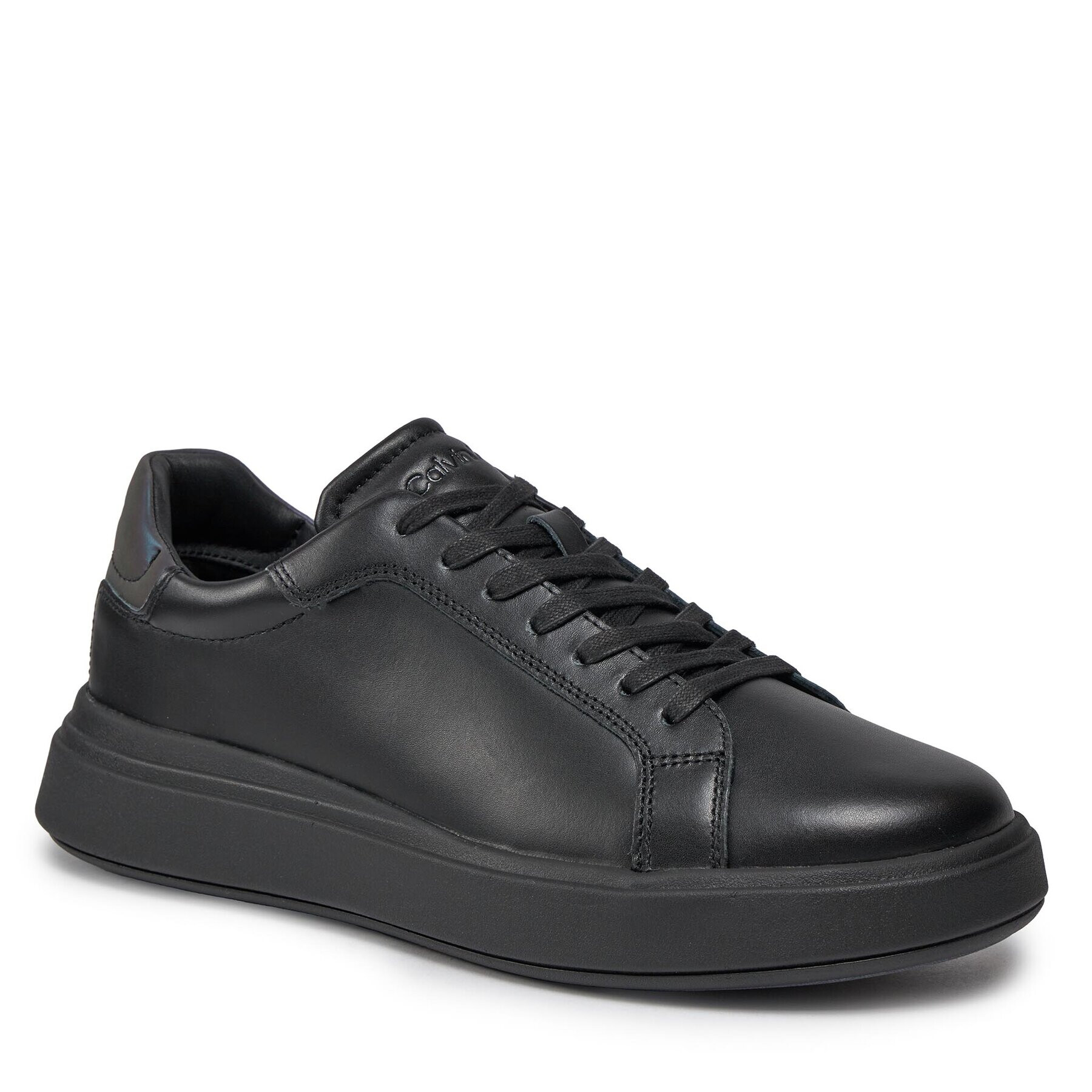 Calvin Klein Сникърси Low Top Lace Up Pet HM0HM01288 Черен - Pepit.bg