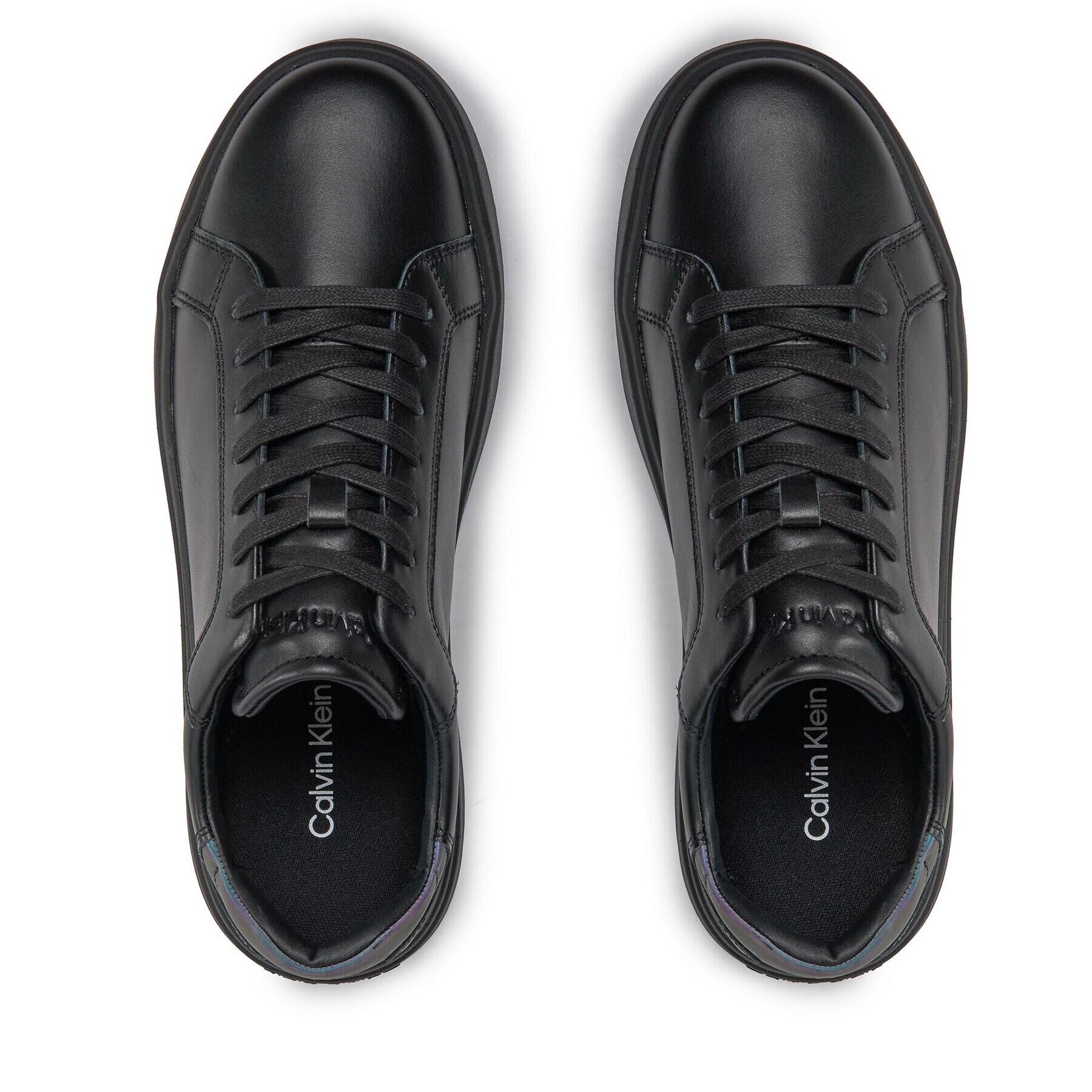 Calvin Klein Сникърси Low Top Lace Up Pet HM0HM01288 Черен - Pepit.bg