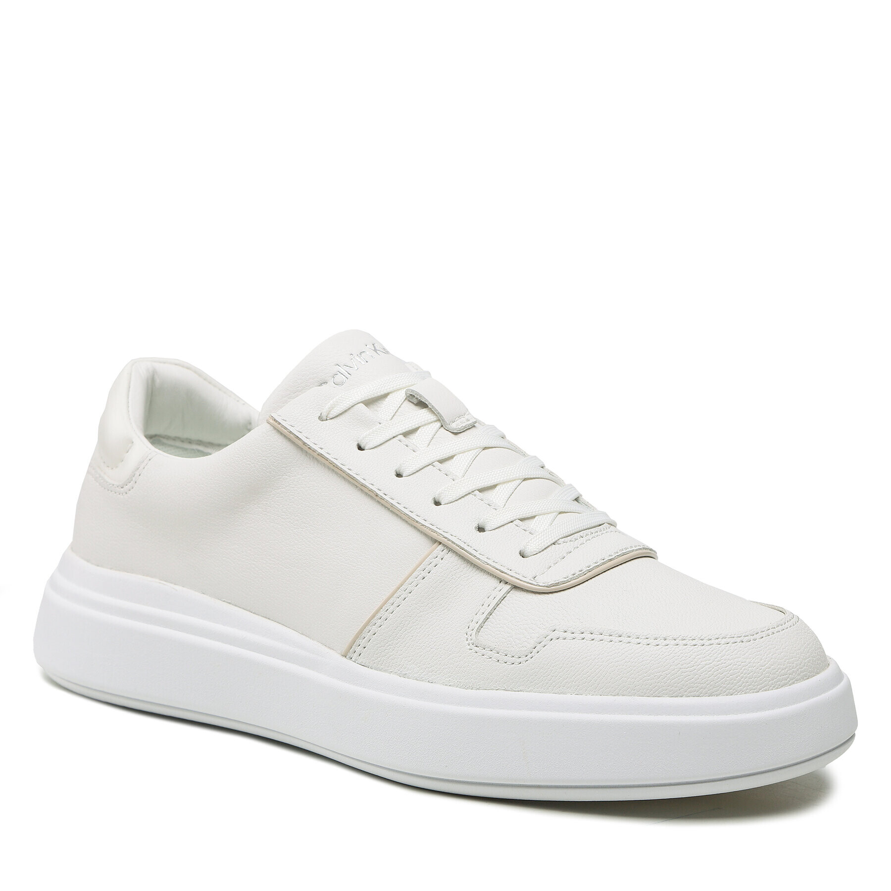 Calvin Klein Сникърси Low Top Lace Up Piping HM0HM00992 Бял - Pepit.bg