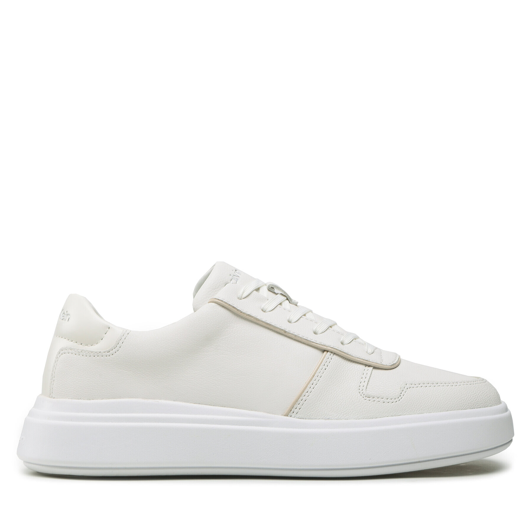 Calvin Klein Сникърси Low Top Lace Up Piping HM0HM00992 Бял - Pepit.bg