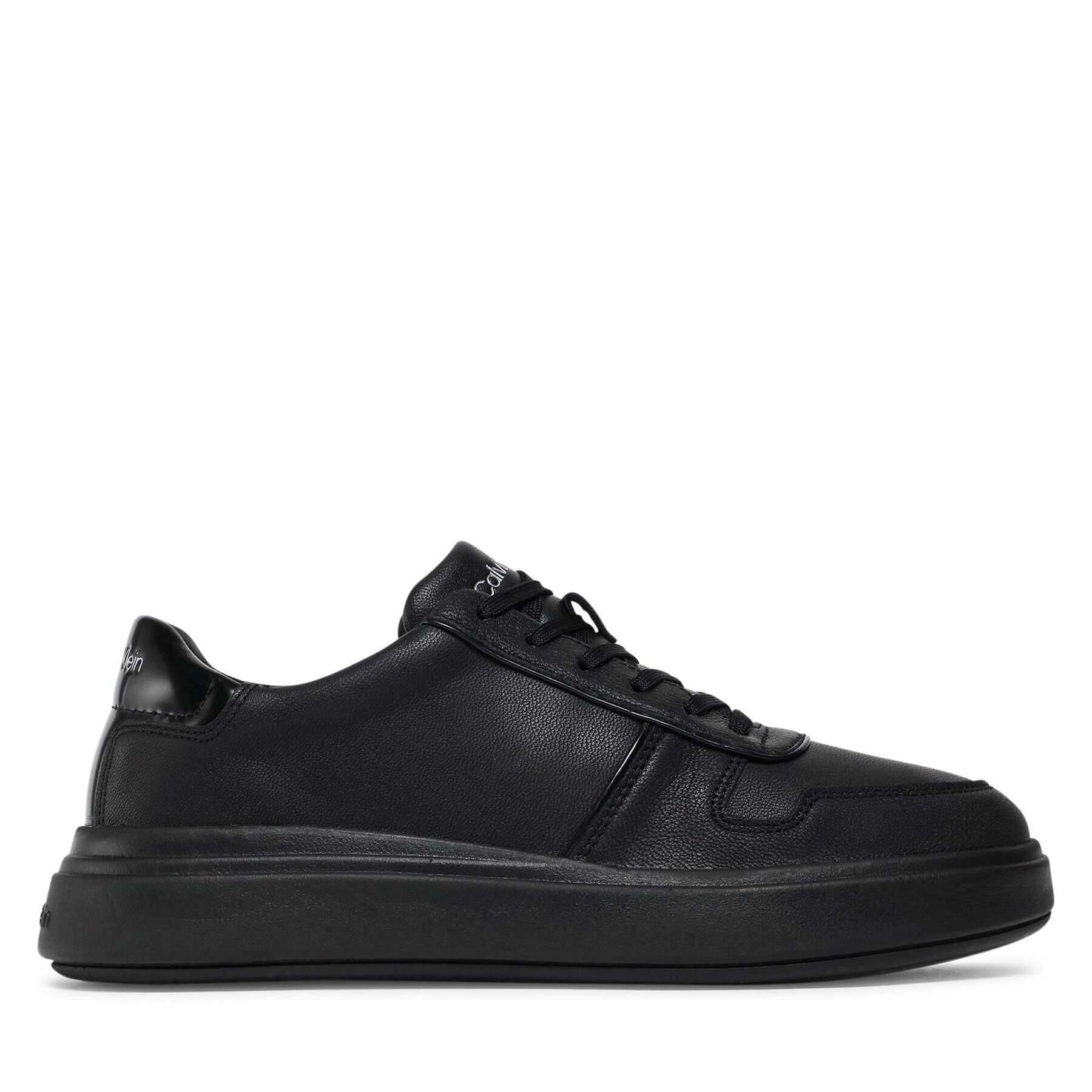 Calvin Klein Сникърси Low Top Lace Up Piping HM0HM00992 Черен - Pepit.bg