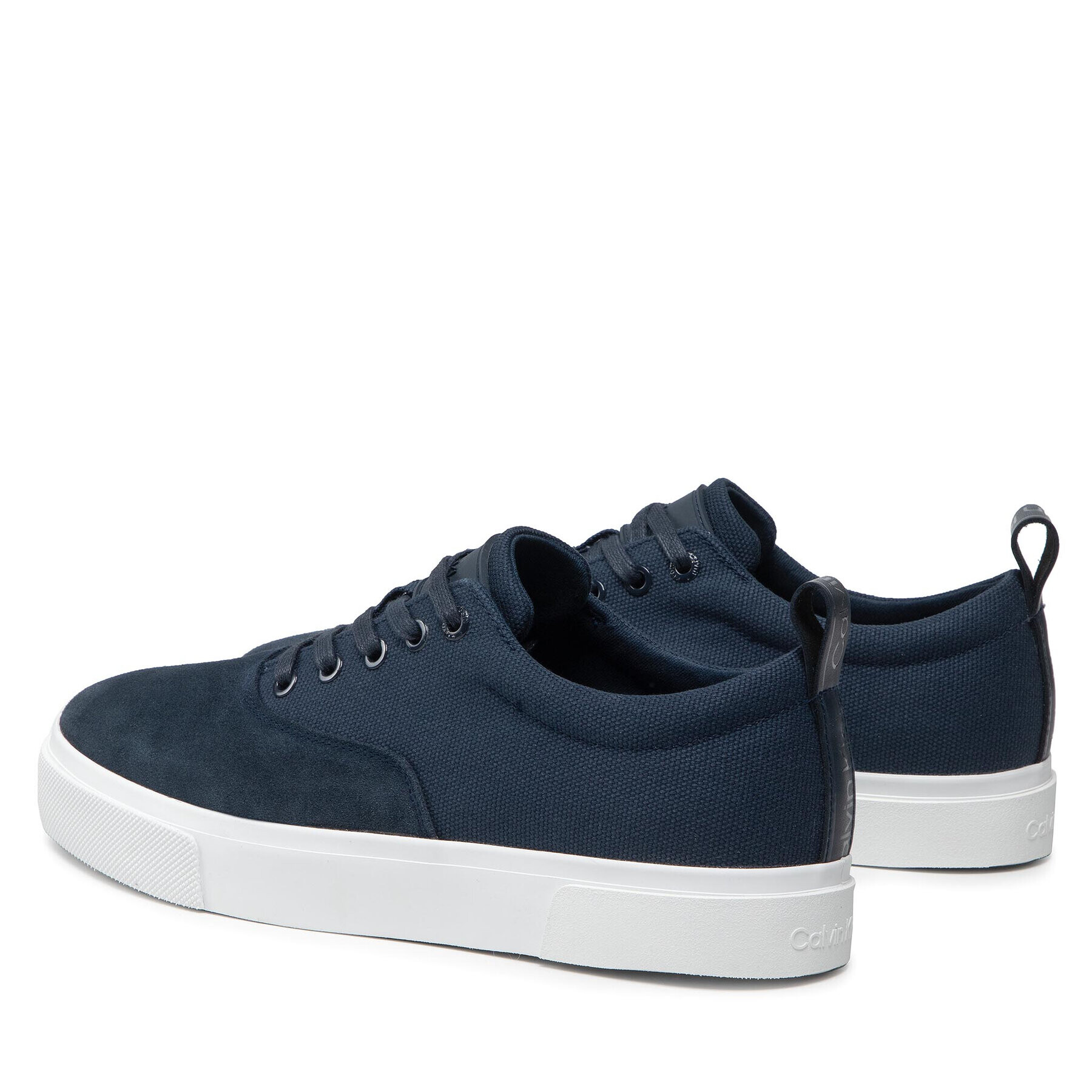 Calvin Klein Сникърси Low Top Lace Up Skate Cv Mix HM0HM00321 Тъмносин - Pepit.bg