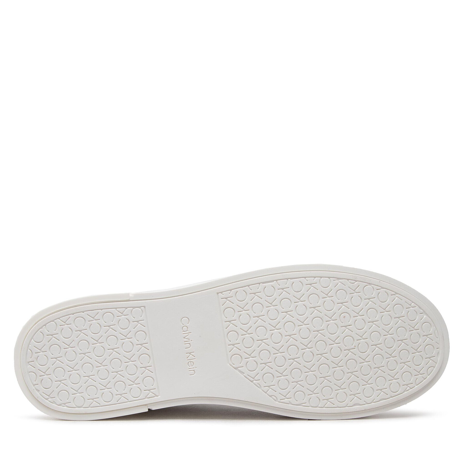 Calvin Klein Сникърси Low Top Lace Up Sm Lth HM0HM00677 Бял - Pepit.bg