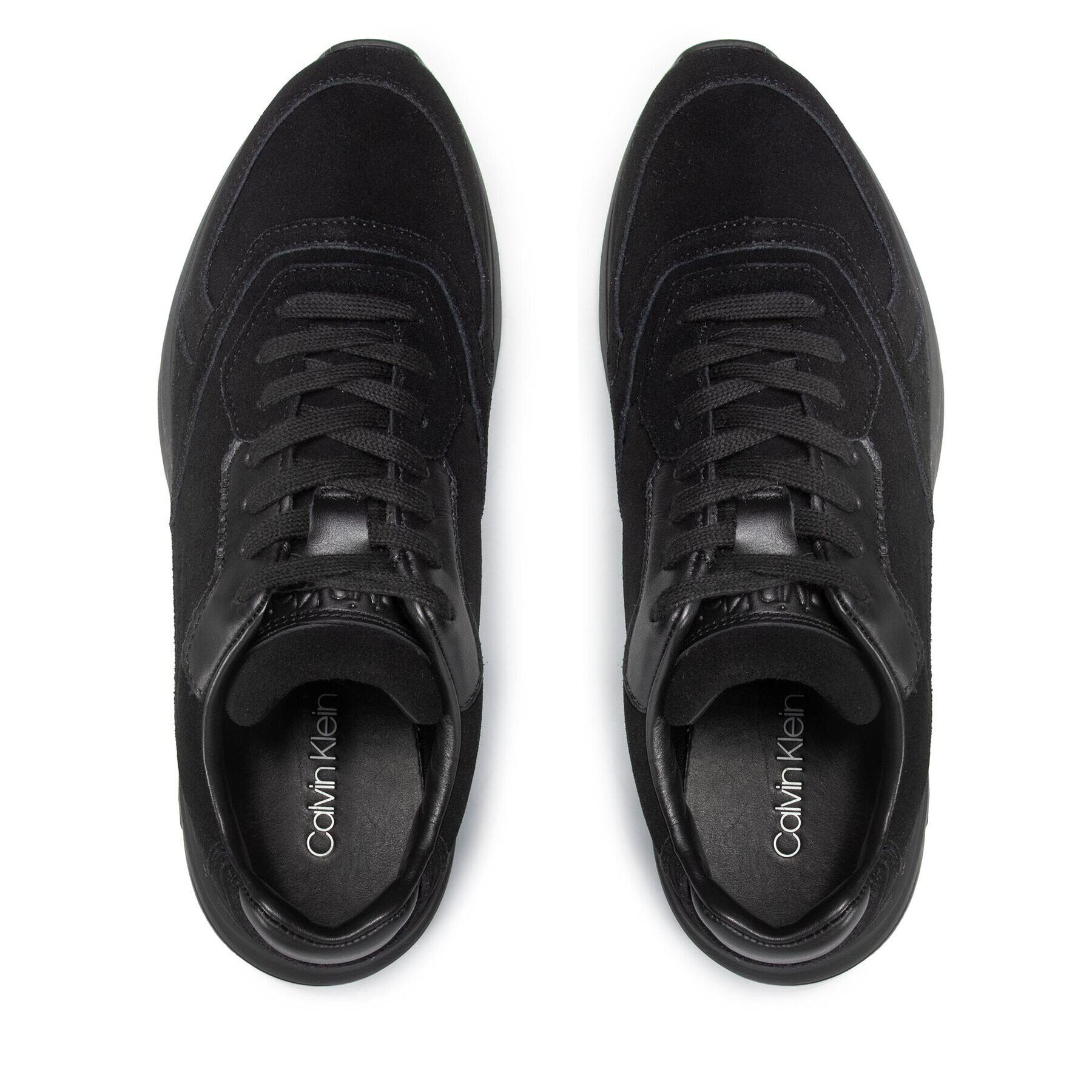 Calvin Klein Сникърси Low Top Lace Up Sue HM0HM00285 Черен - Pepit.bg