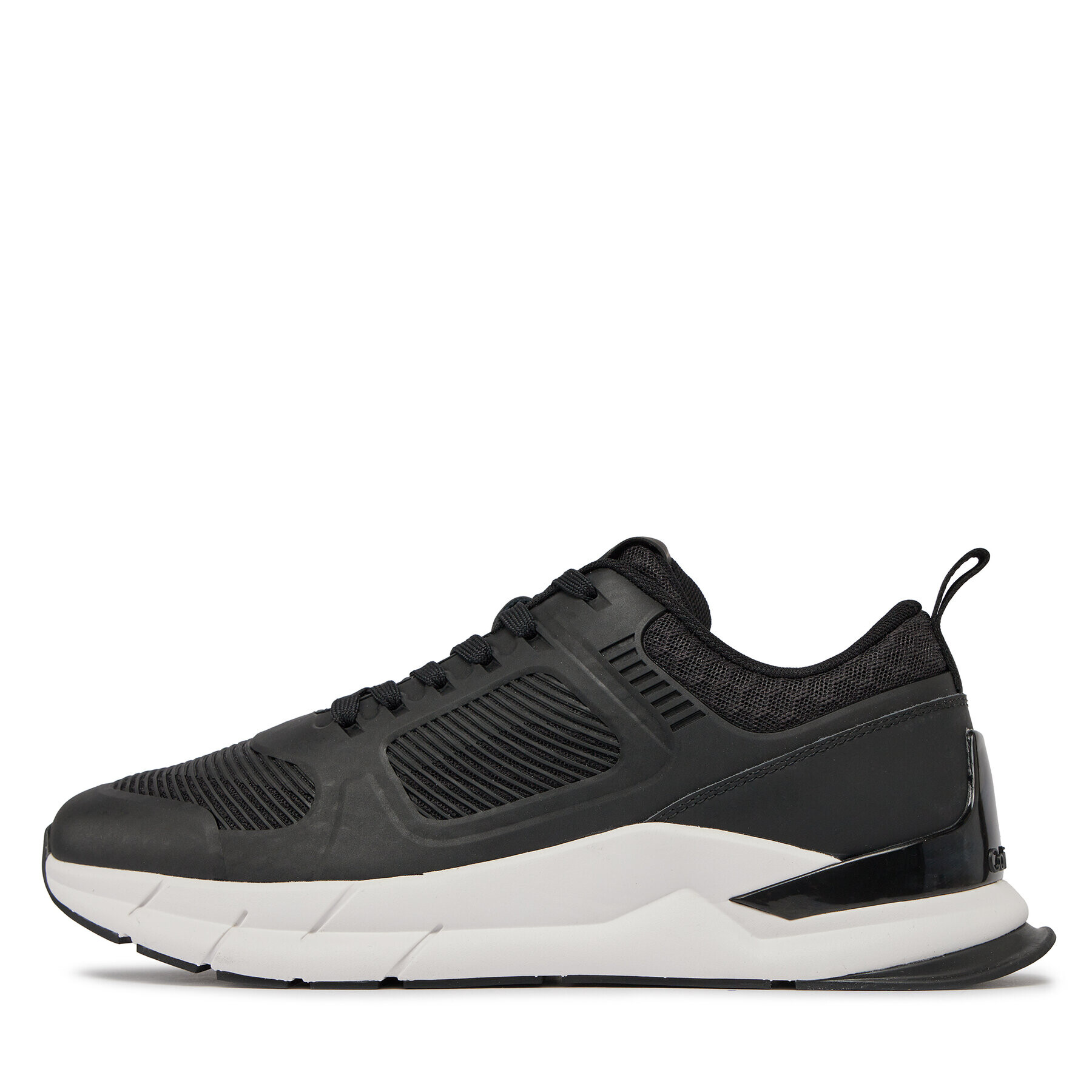 Calvin Klein Сникърси Low Top Lace Up Tech HM0HM01283 Черен - Pepit.bg