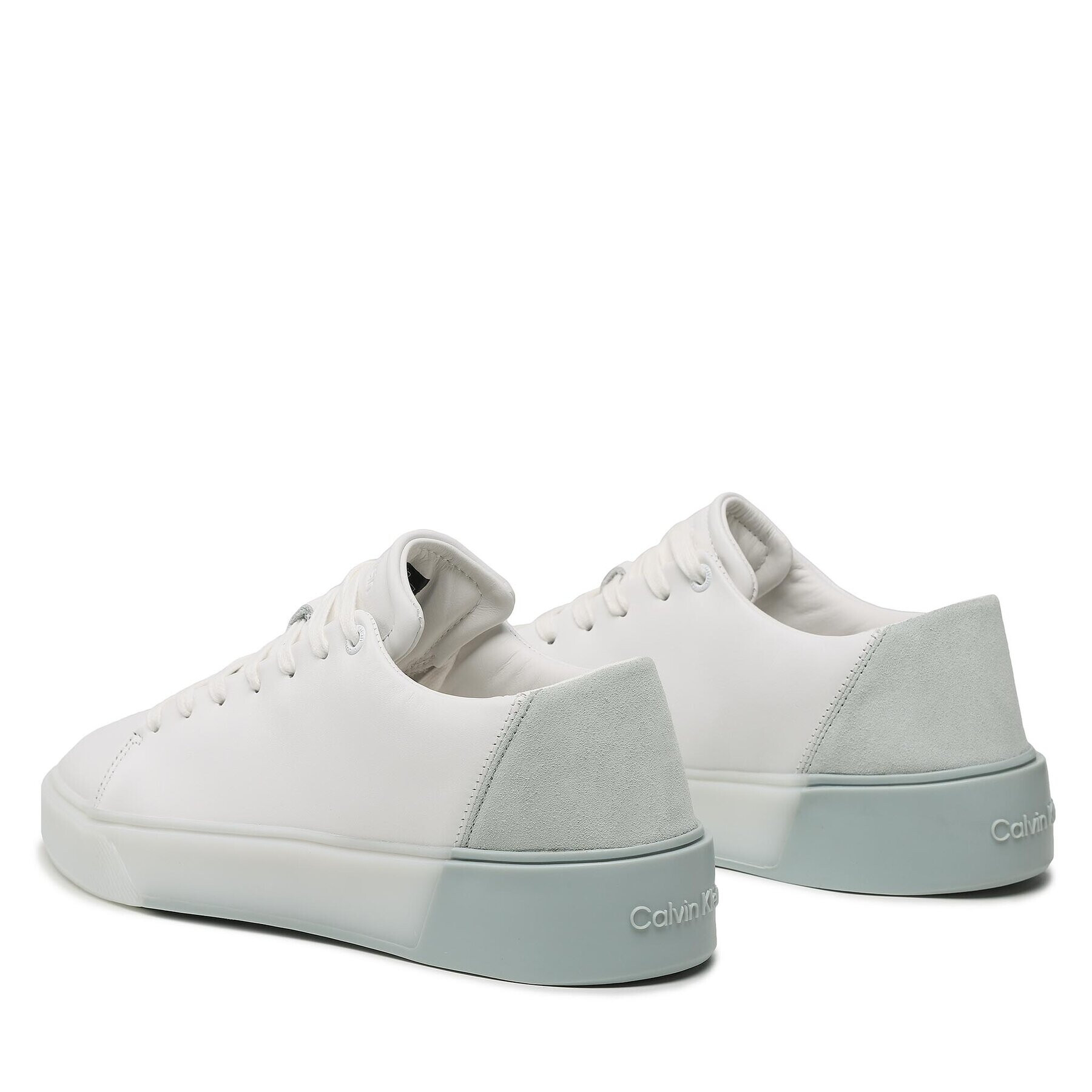 Calvin Klein Сникърси Low Top Lace Up Transp HM0HM00928 Бял - Pepit.bg