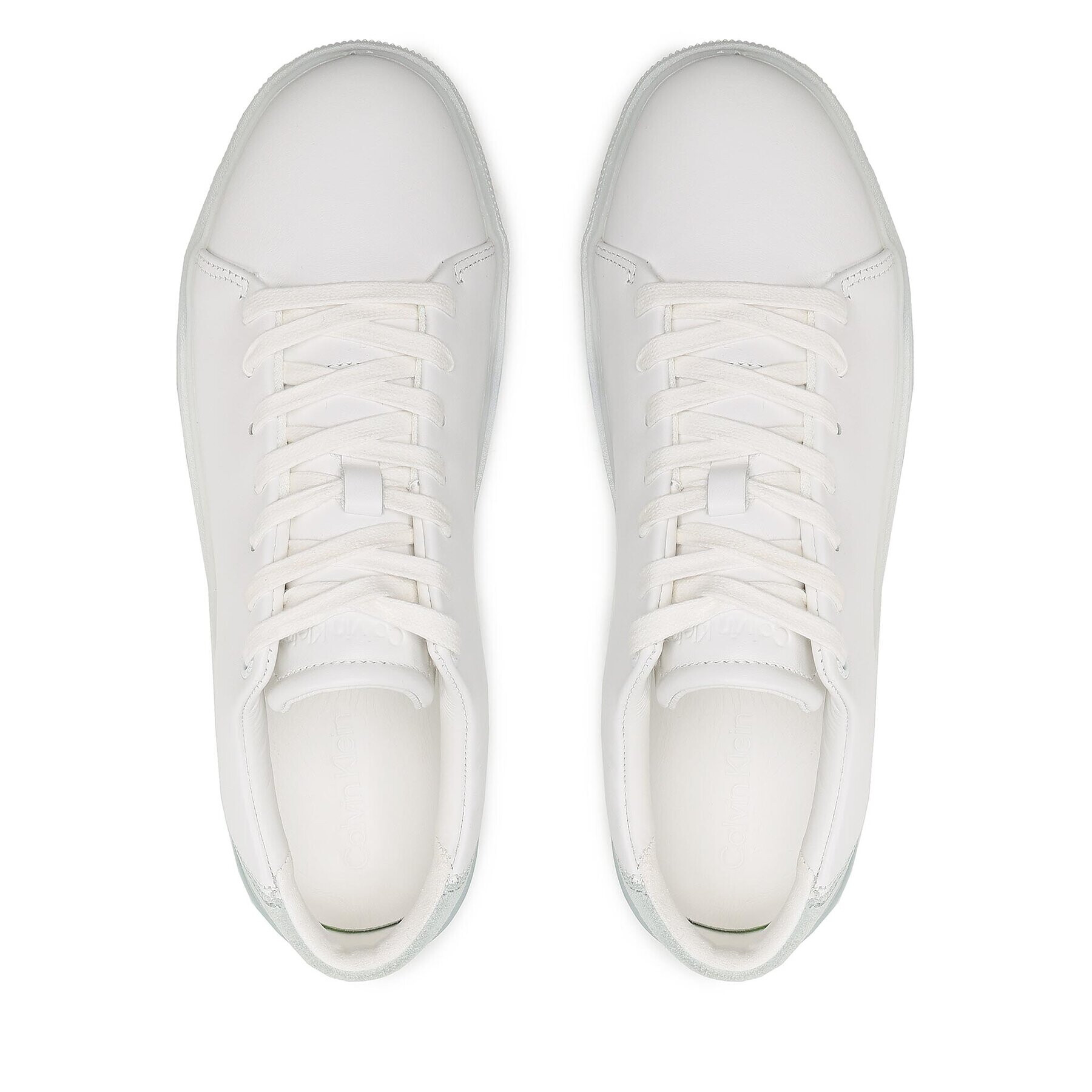 Calvin Klein Сникърси Low Top Lace Up Transp HM0HM00928 Бял - Pepit.bg