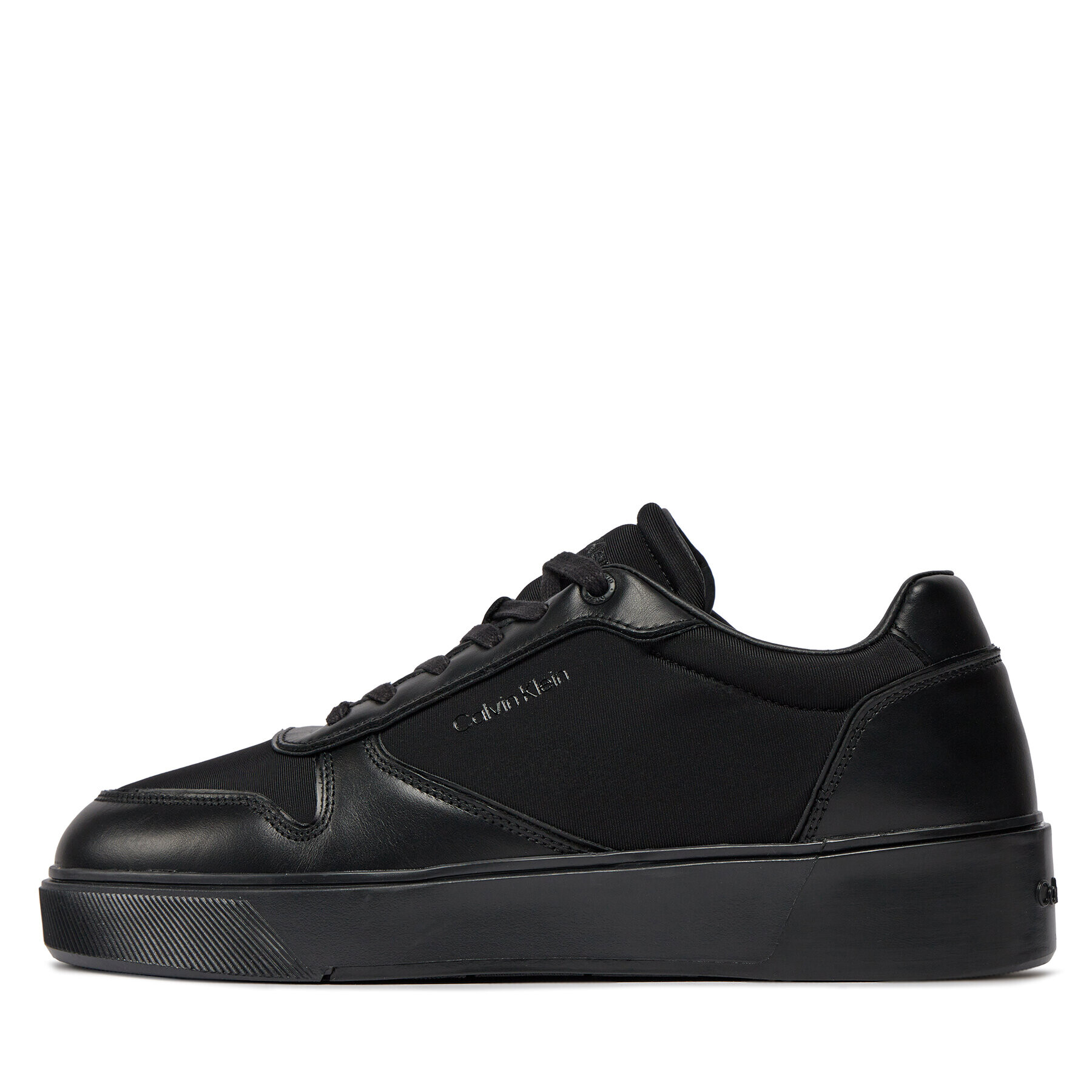 Calvin Klein Сникърси Low Top Lace Up W/ Stitch HM0HM01368 Черен - Pepit.bg