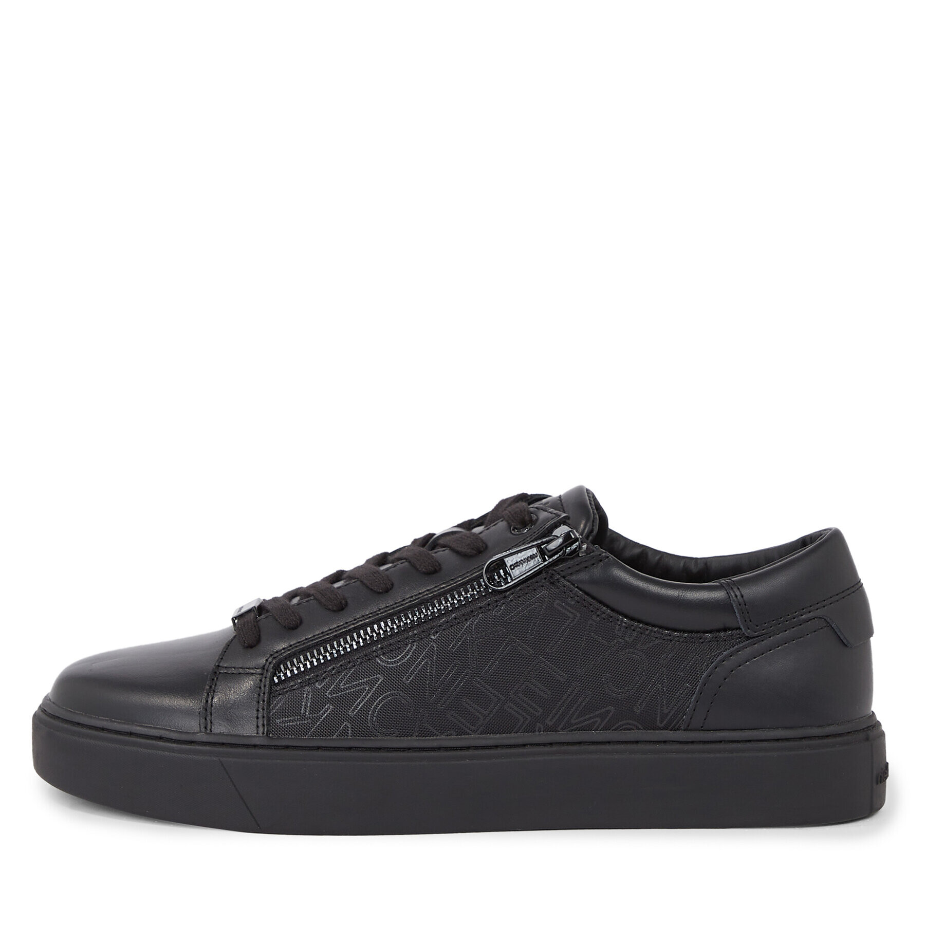 Calvin Klein Сникърси Low Top Lace Up W/Zip Mono HM0HM01059 Черен - Pepit.bg