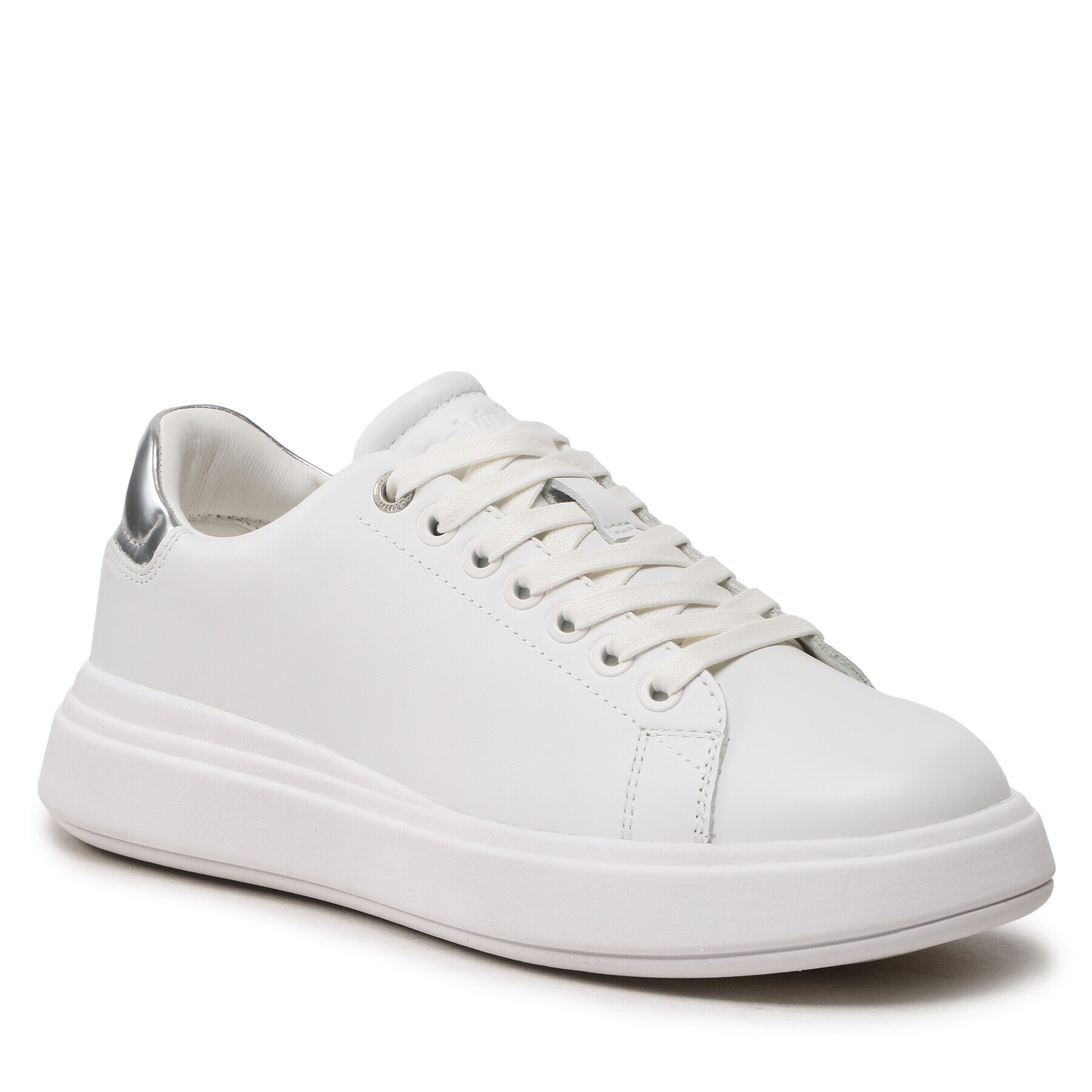 Calvin Klein Сникърси Raised Cupsole Lace Up HW0HW01517 Бял - Pepit.bg