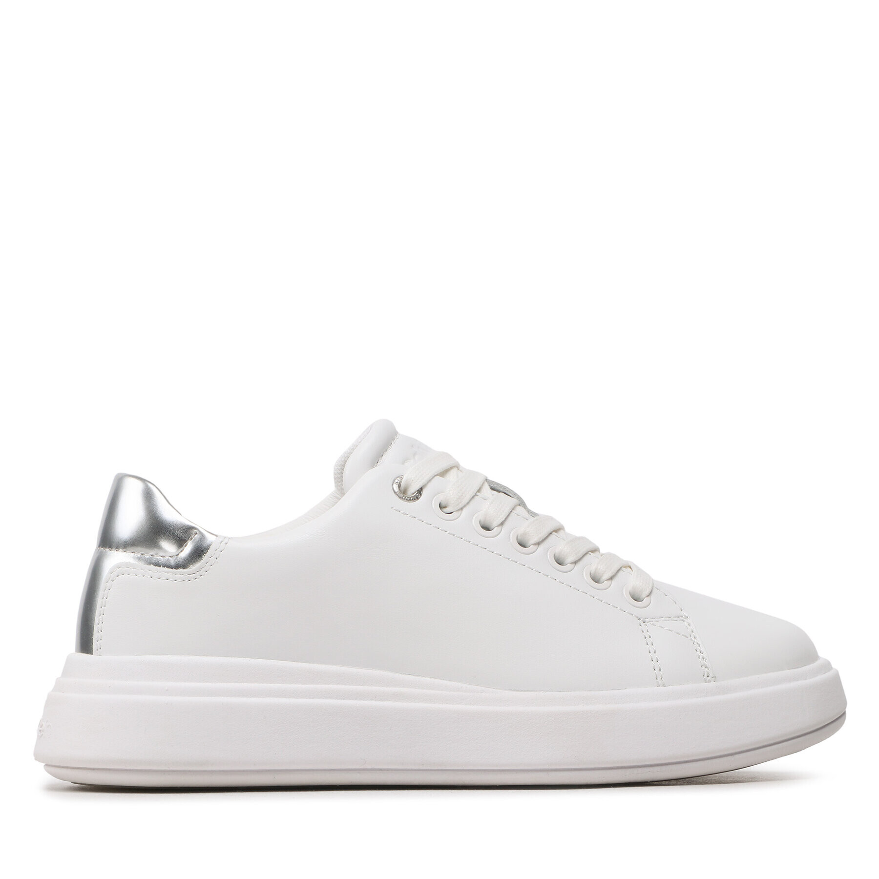 Calvin Klein Сникърси Raised Cupsole Lace Up HW0HW01517 Бял - Pepit.bg