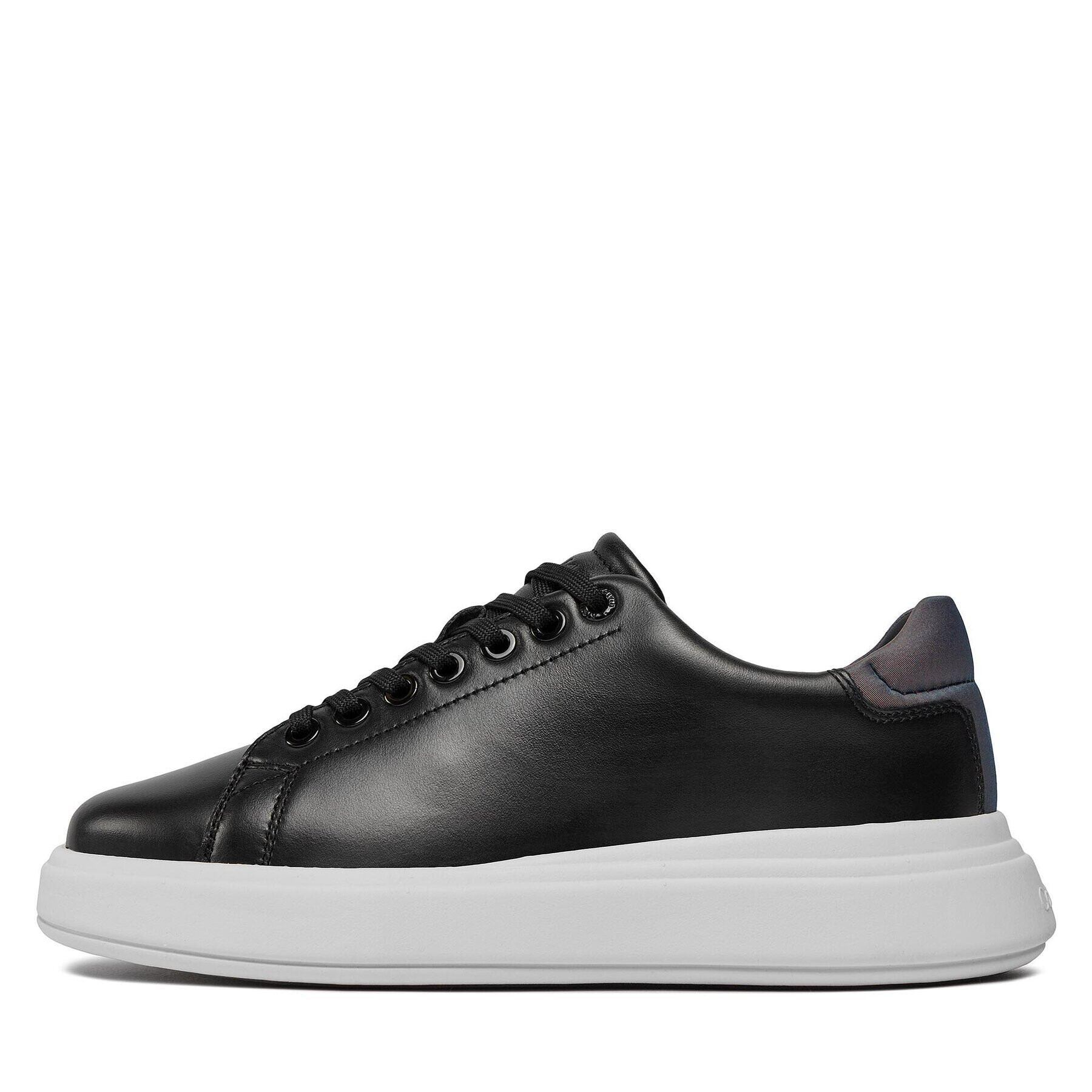 Calvin Klein Сникърси Raised Cupsole Lace Up Luminous HW0HW01997 Черен - Pepit.bg