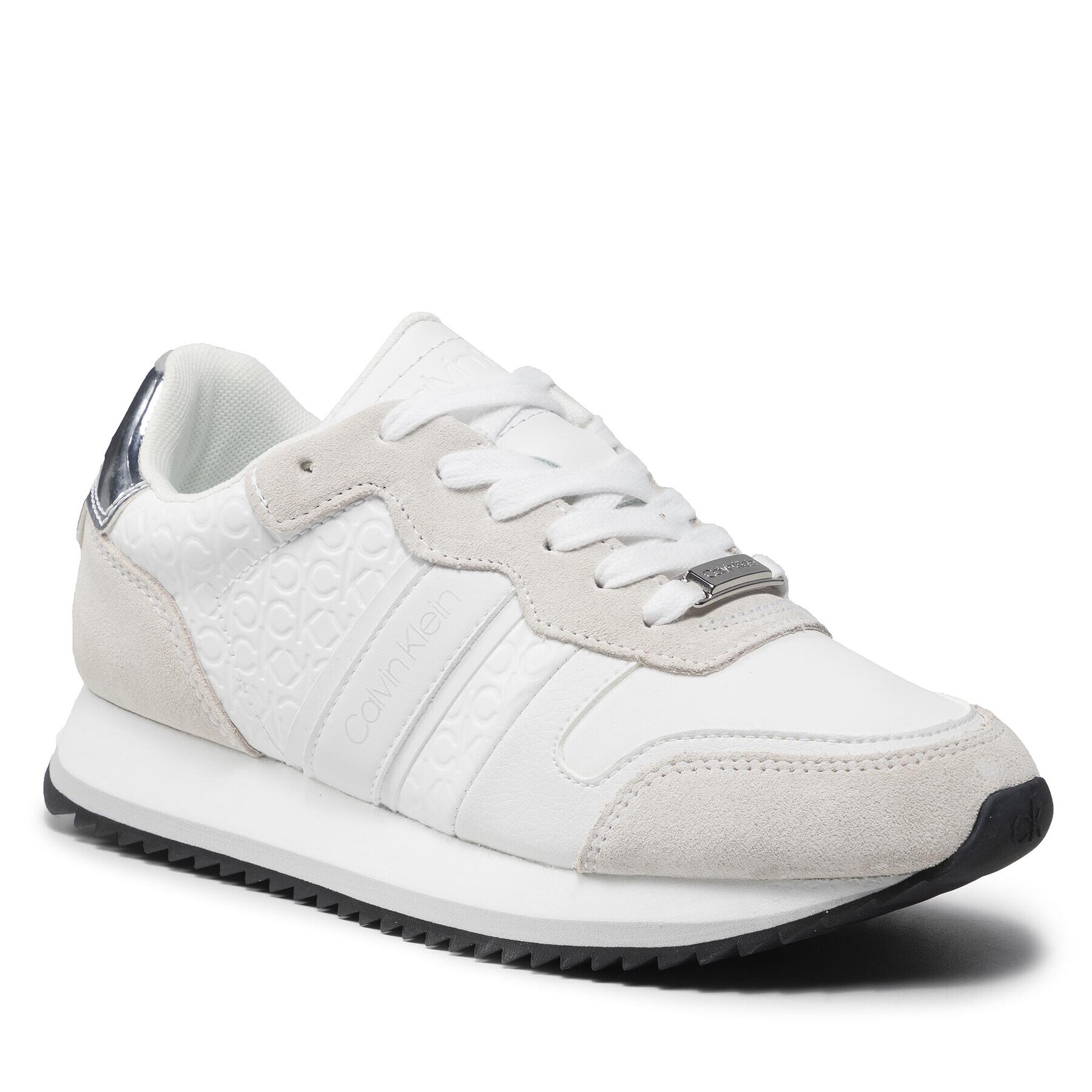 Calvin Klein Сникърси Retro Runner HW0HW00552 Бял - Pepit.bg