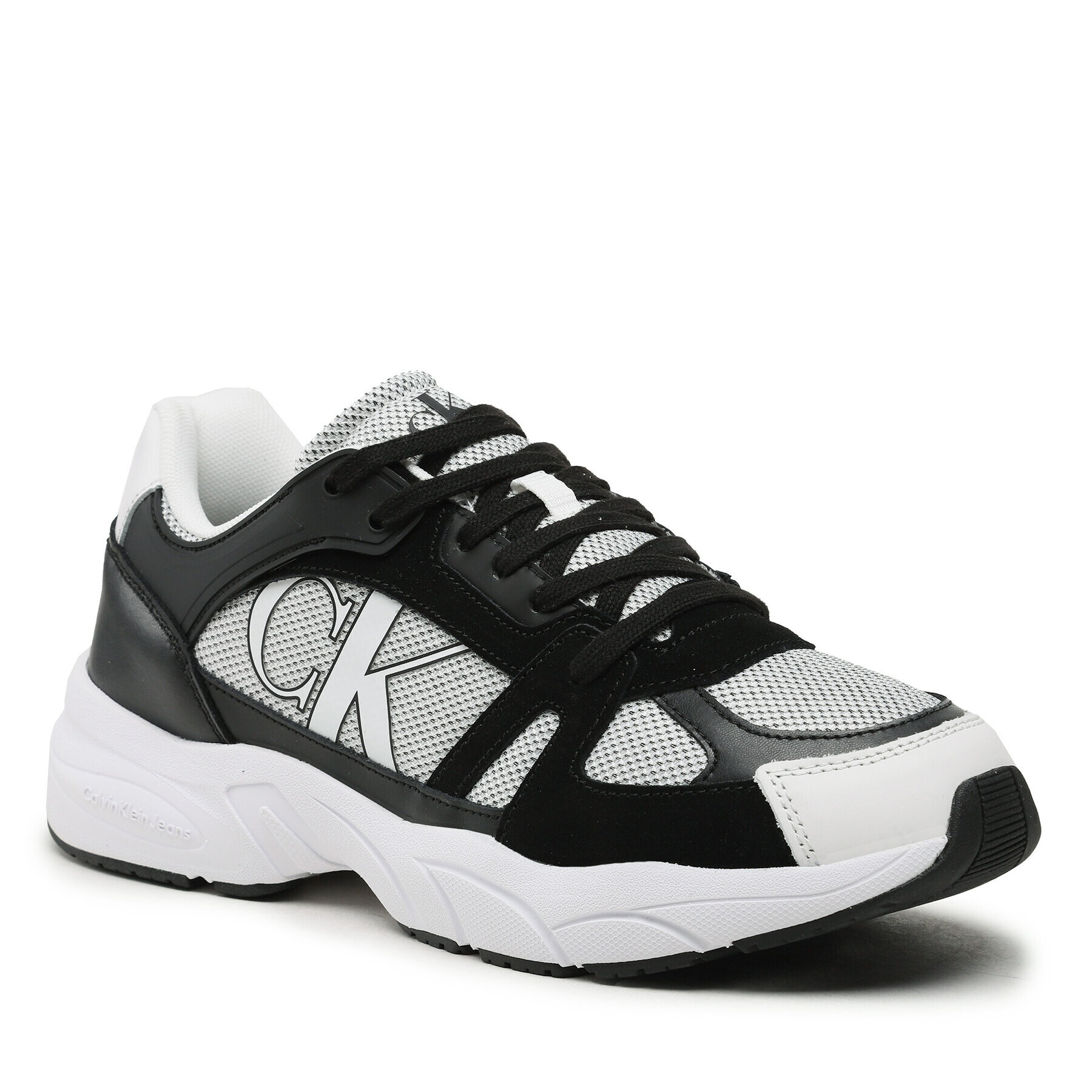 Calvin Klein Сникърси Retro Tennis YM0YM00696 Бял - Pepit.bg