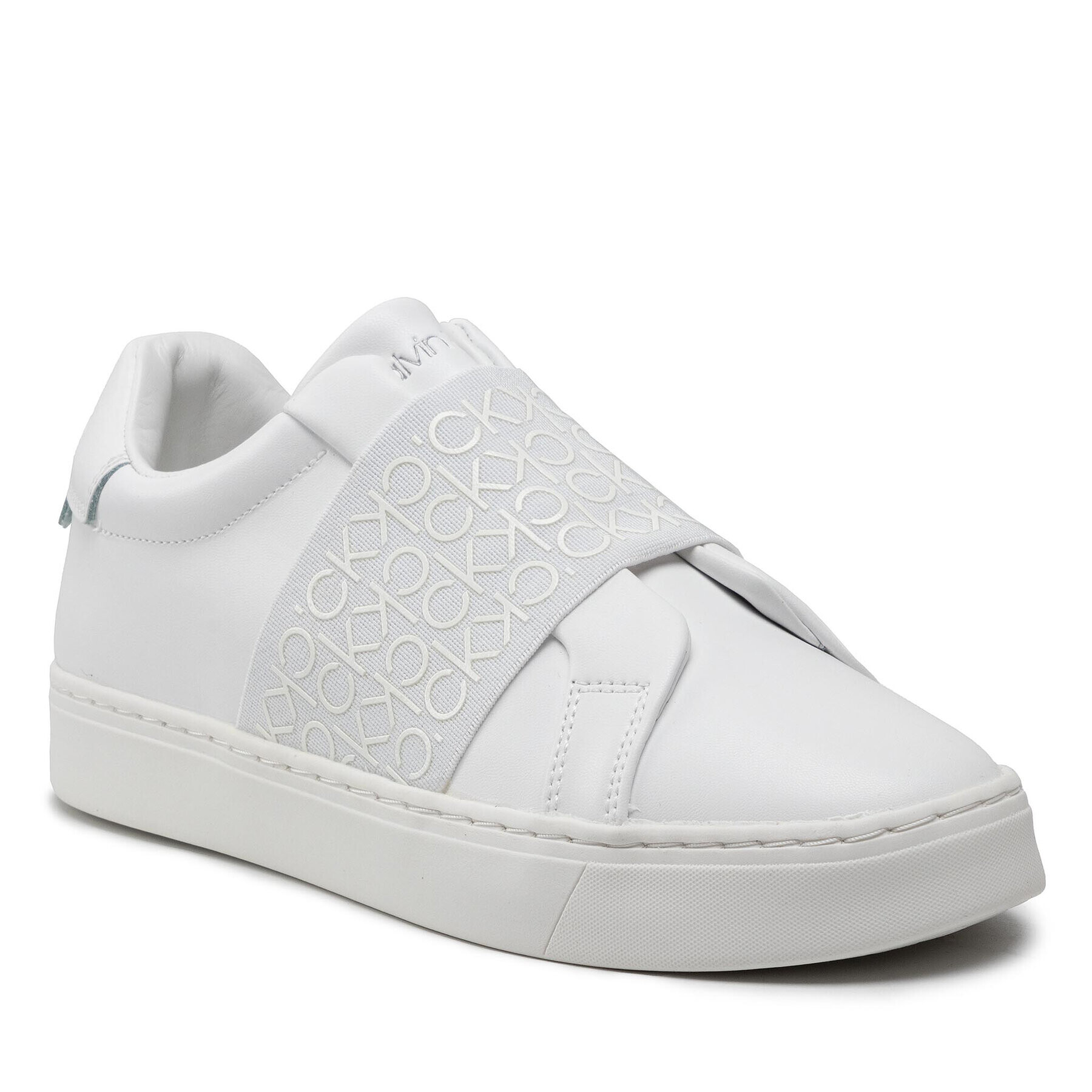 Calvin Klein Сникърси Slip On HW0HW00637 Бял - Pepit.bg