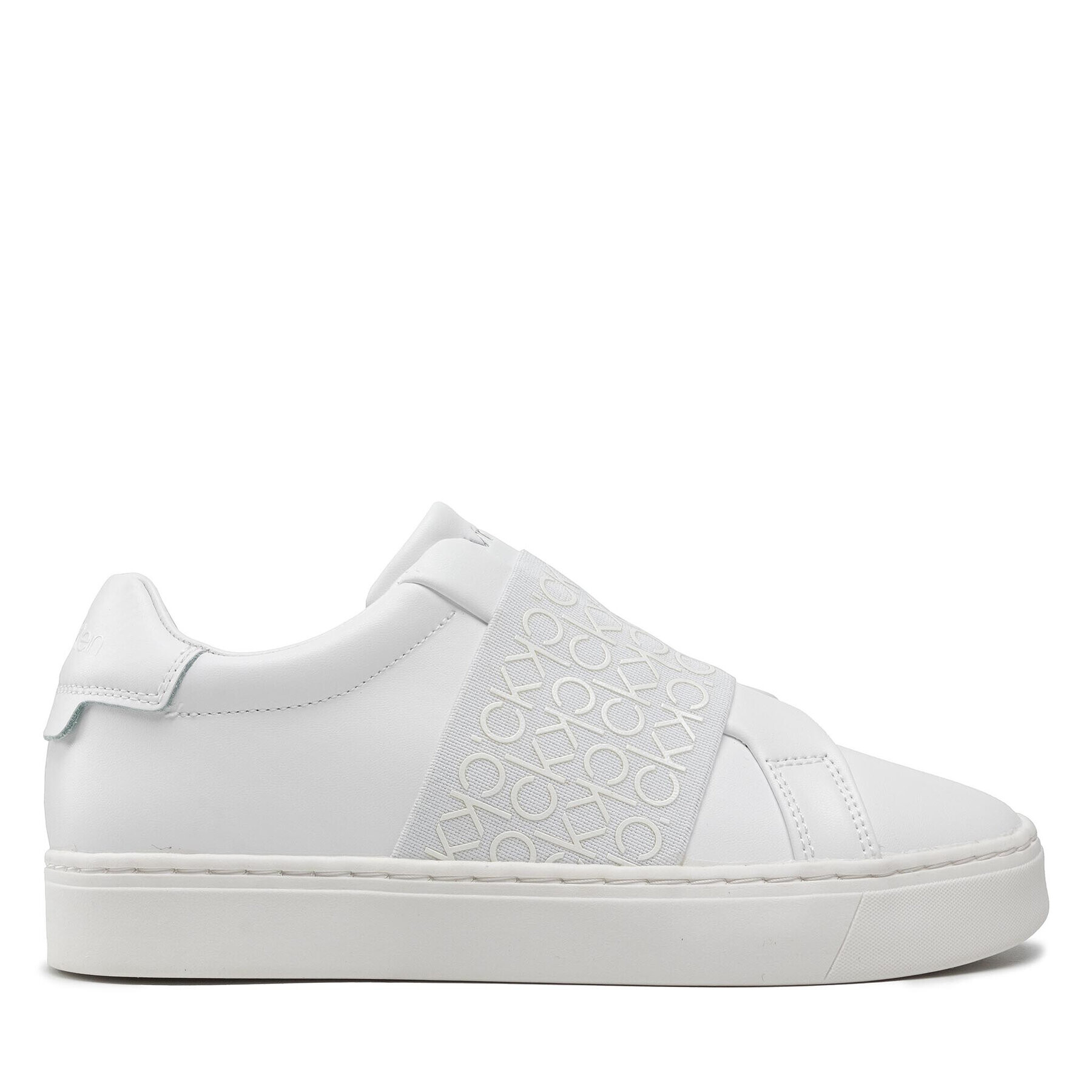 Calvin Klein Сникърси Slip On HW0HW00637 Бял - Pepit.bg
